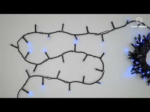 Catena 5 m, 100 led blu 2 Catena 5 m, 100 led blu 2