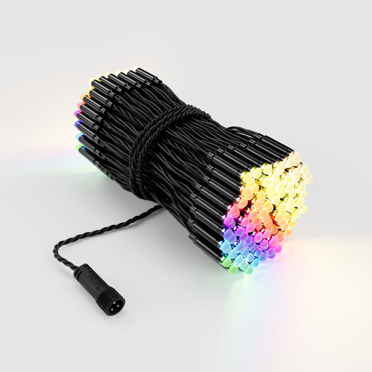 Guirlande Twinkly Plus RGB et Blanc chaud, 25 mètres, 250 Pixel Led, câble noir 1 Guirlande Twinkly Plus RGB et Blanc chaud, 25 mètres, 250 Pixel Led, câble noir 1