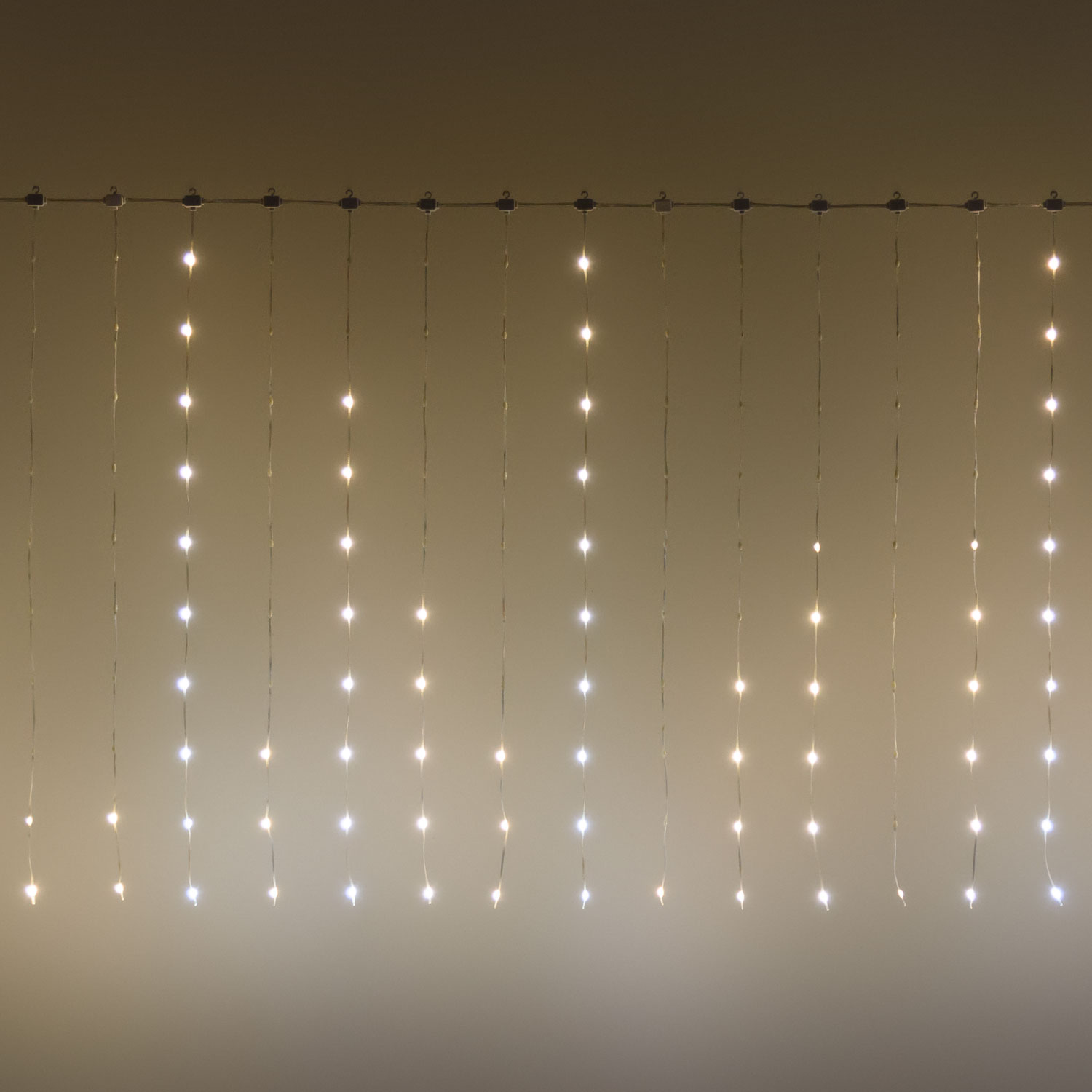 Lichtervorhang 3 x h 1 m, 300 Lichtperlen, Pixel LEDs warm- und kaltweiß farbwechselnd 5 Lichtervorhang 3 x h 1 m, 300 Lichtperlen, Pixel LEDs warm- und kaltweiß farbwechselnd 5