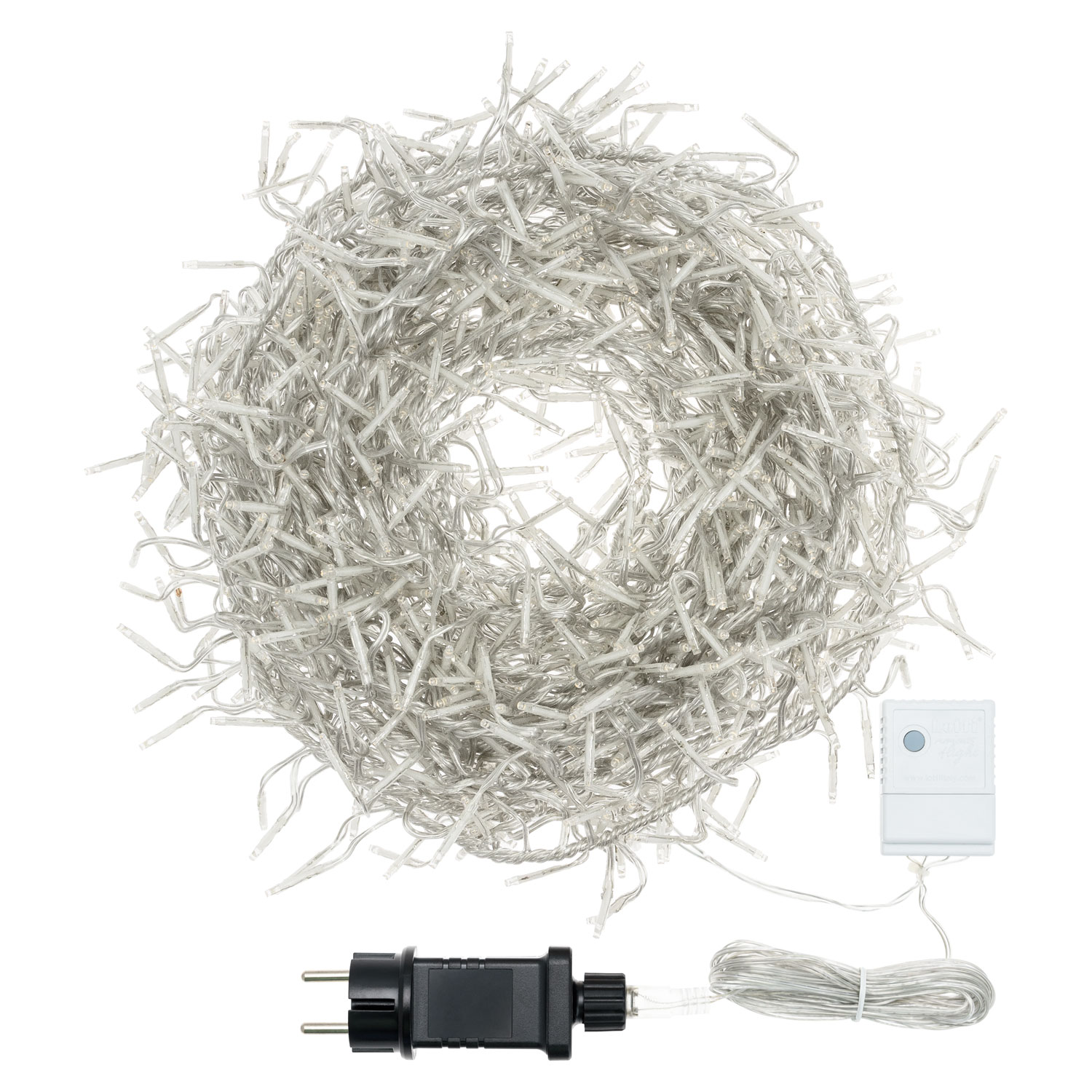 12.5m 1100 White MiniLed Cluster String Lights 3 12.5m 1100 White MiniLed Cluster String Lights 3
