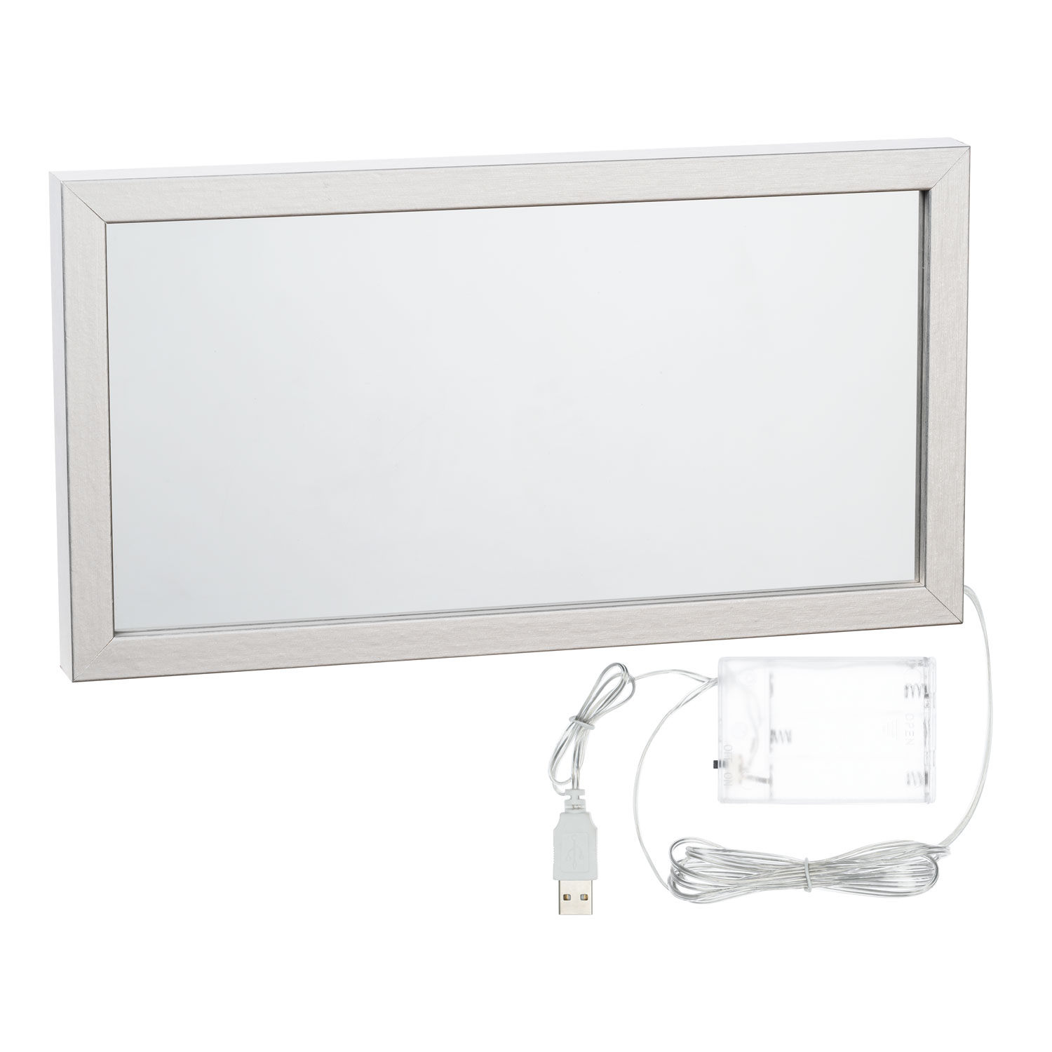 Cadre lumineux Merry Christmas, led blanc chaud 5 Cadre lumineux Merry Christmas, led blanc chaud 5