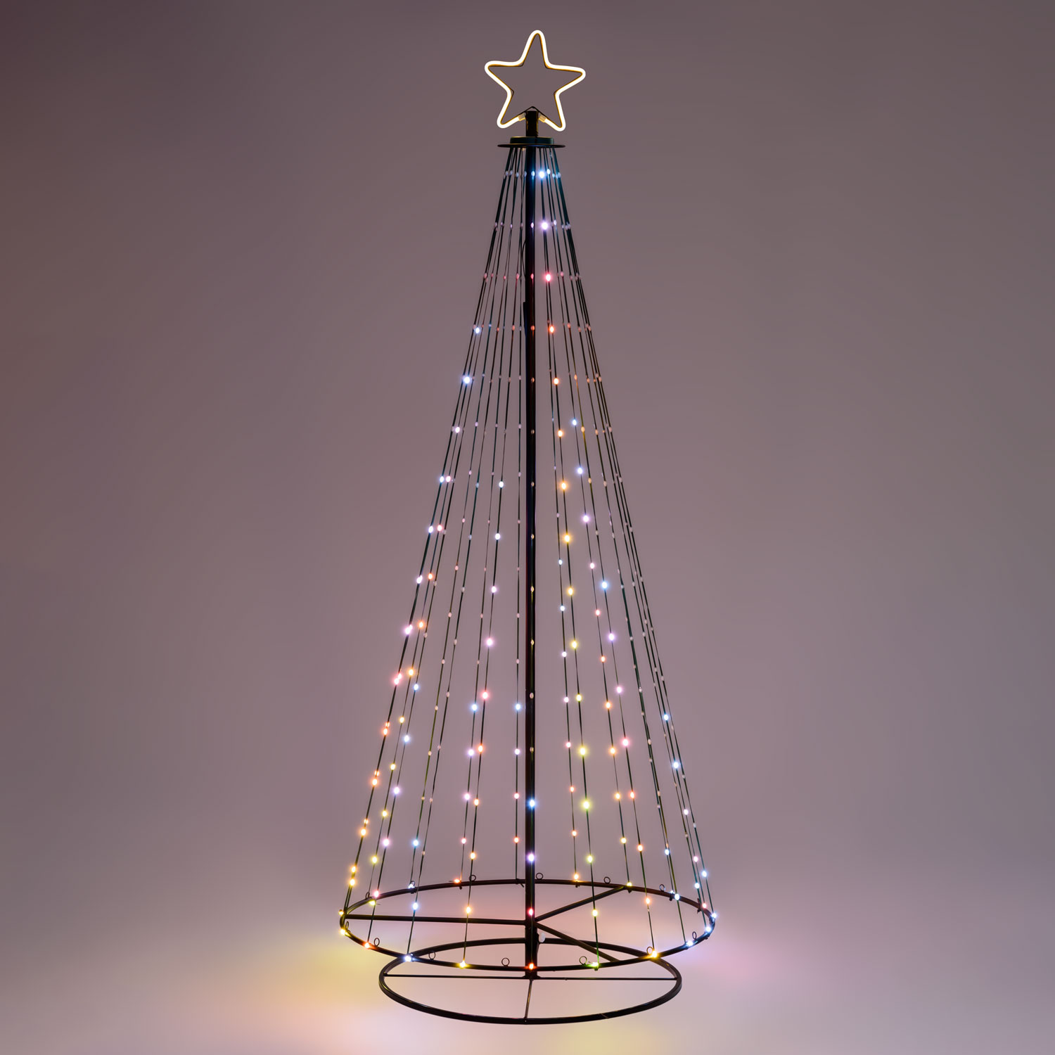 h 200 cm, 304 LEDs, Foldable Conical Christmas Tree 15 h 200 cm, 304 LEDs, Foldable Conical Christmas Tree 15