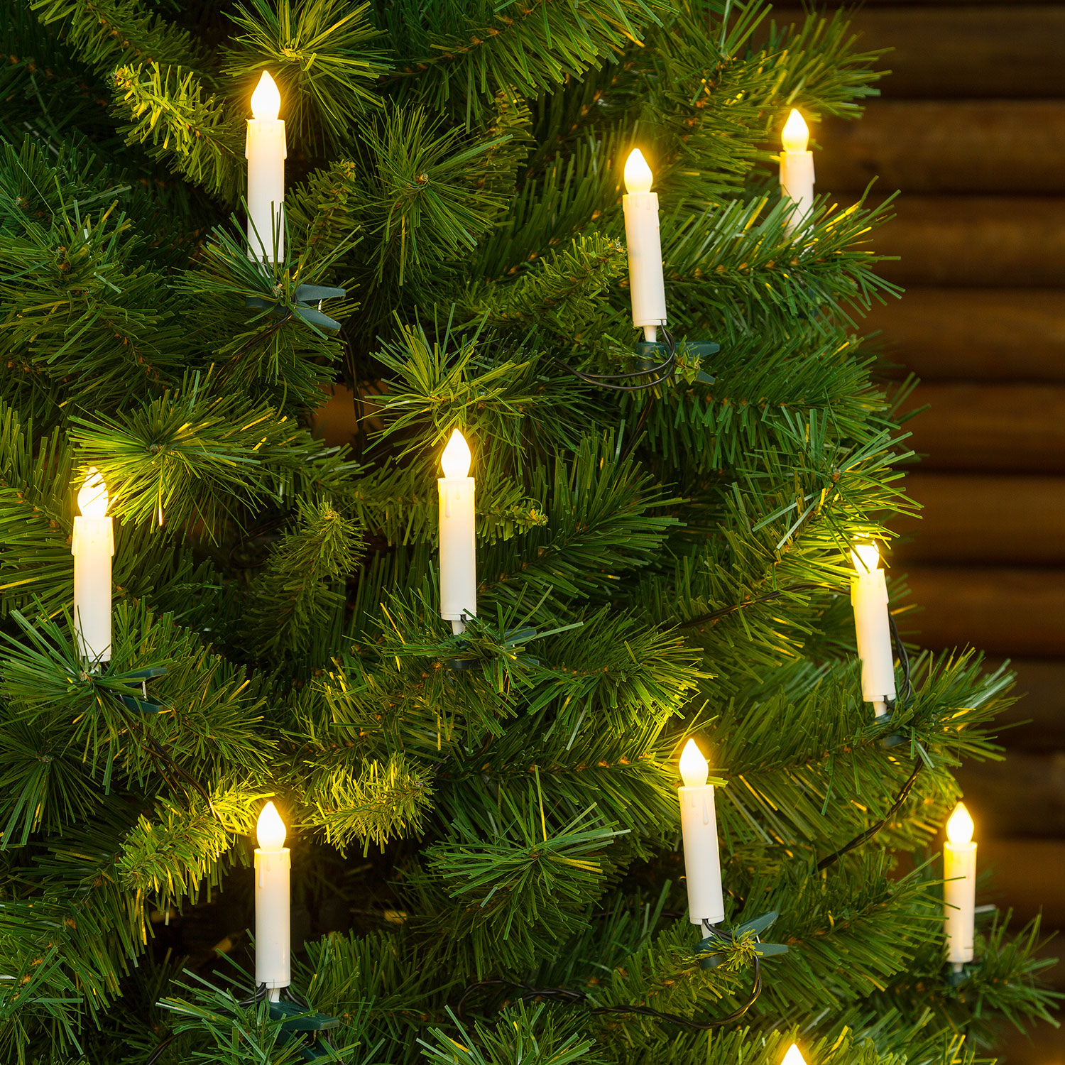 Catena di 20 candeline led per albero, bianco caldo 7 Catena di 20 candeline led per albero, bianco caldo 7