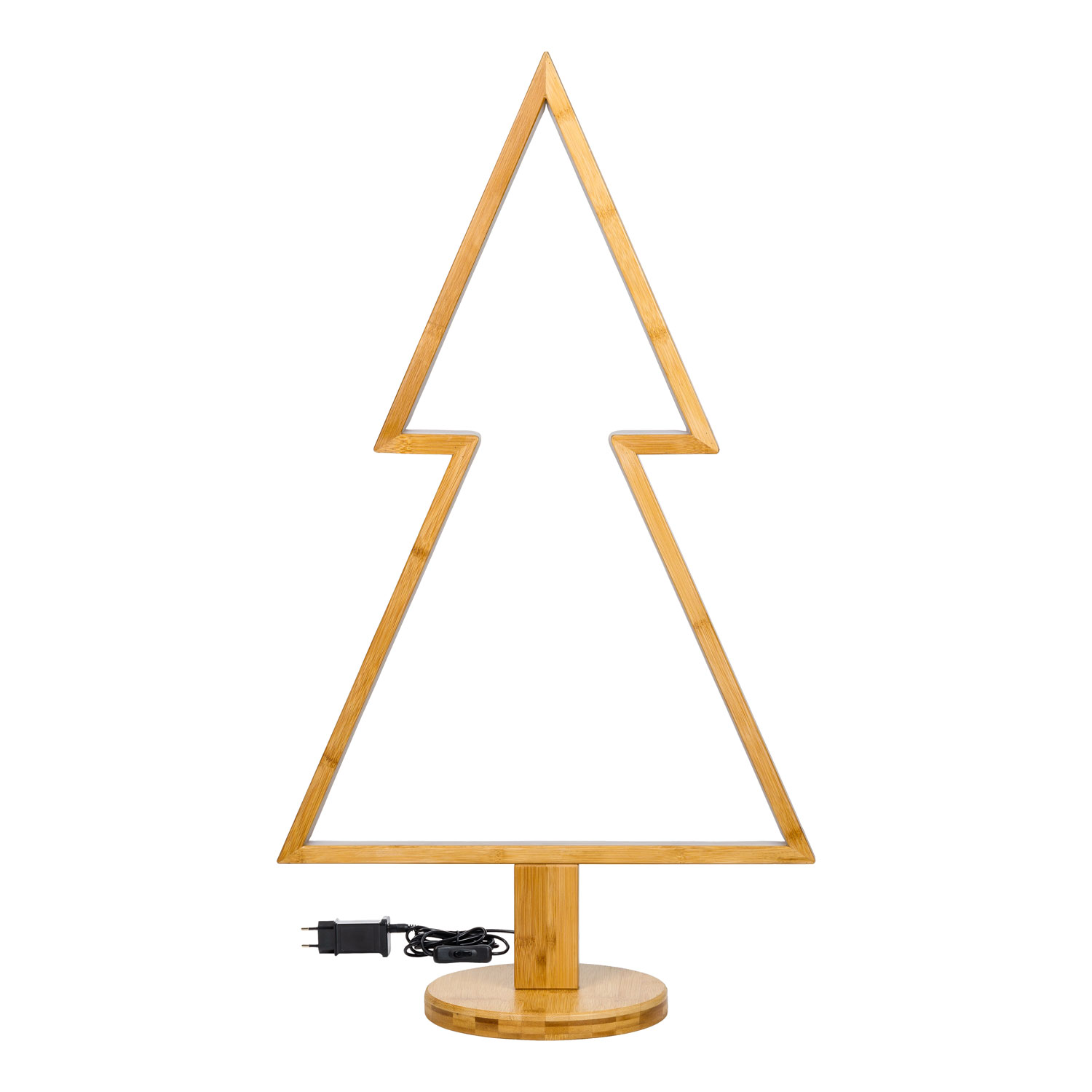 Sapin en bois naturel avec base, 90 cm, led blanc chaud 5 Sapin en bois naturel avec base, 90 cm, led blanc chaud 5