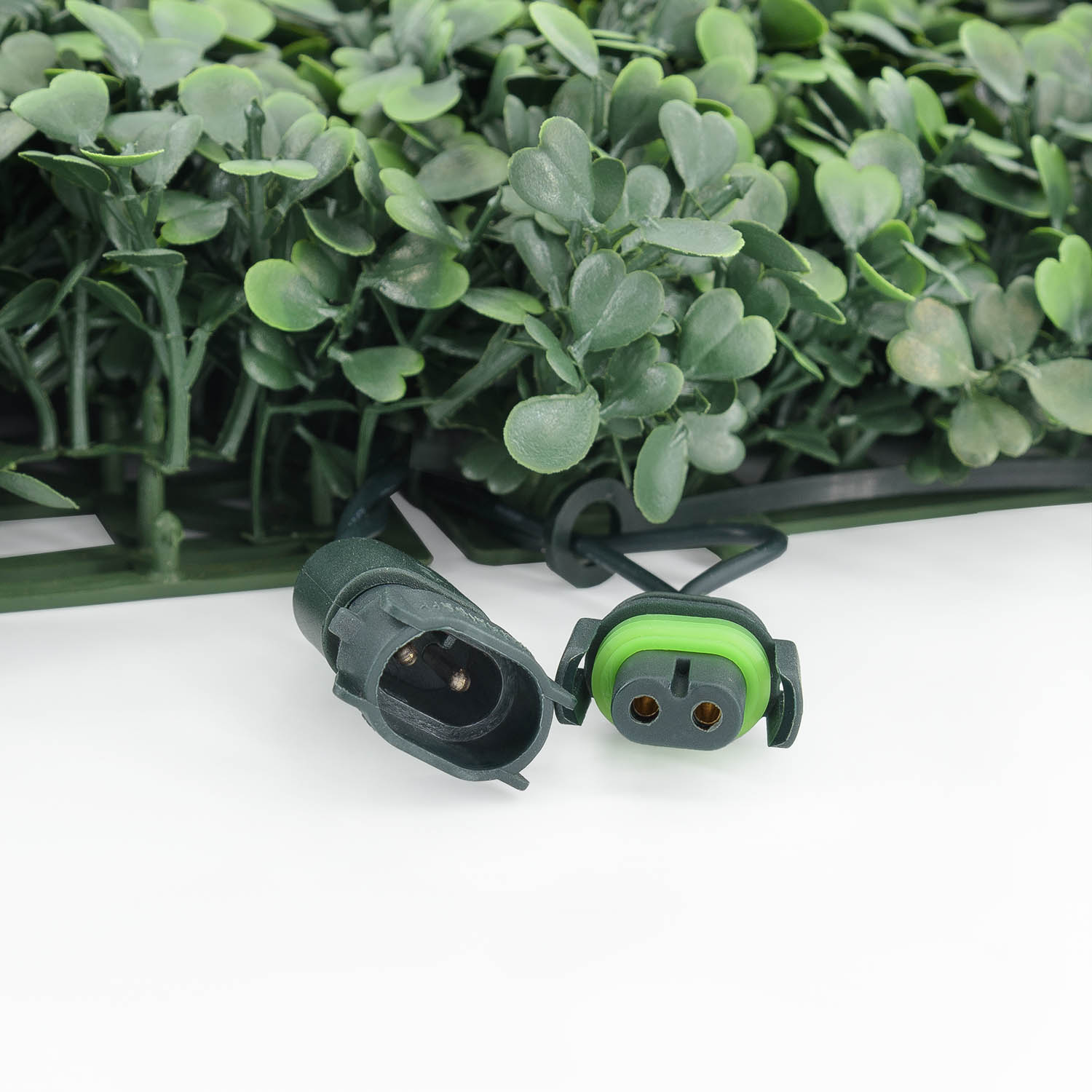 Pannello di Bosso artificiale verde scuro Green Wall Light, 16 maxiled Dual Color bianco caldo 9