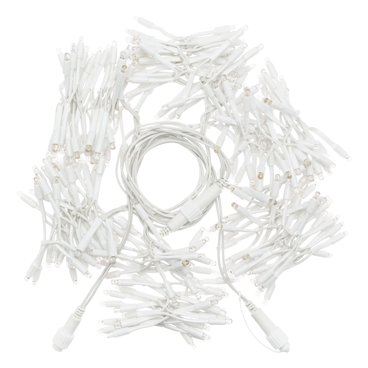Cascada de luces 3 x h 0,8 m, maxiled blanco cálido y frío, prolongable, cable blanco, IP67 4 Cascada de luces 3 x h 0,8 m, maxiled blanco cálido y frío, prolongable, cable blanco, IP67 4