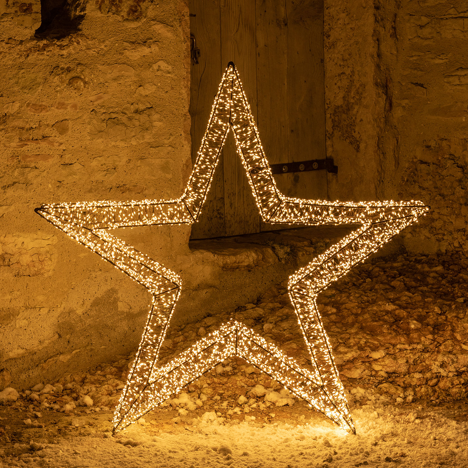Stella 3D, Ø 110 cm, 7000 Micro led bianco caldo e bianco freddo, uso interno Stella 3D, Ø 110 cm, 7000 Micro led bianco caldo e bianco freddo, uso interno