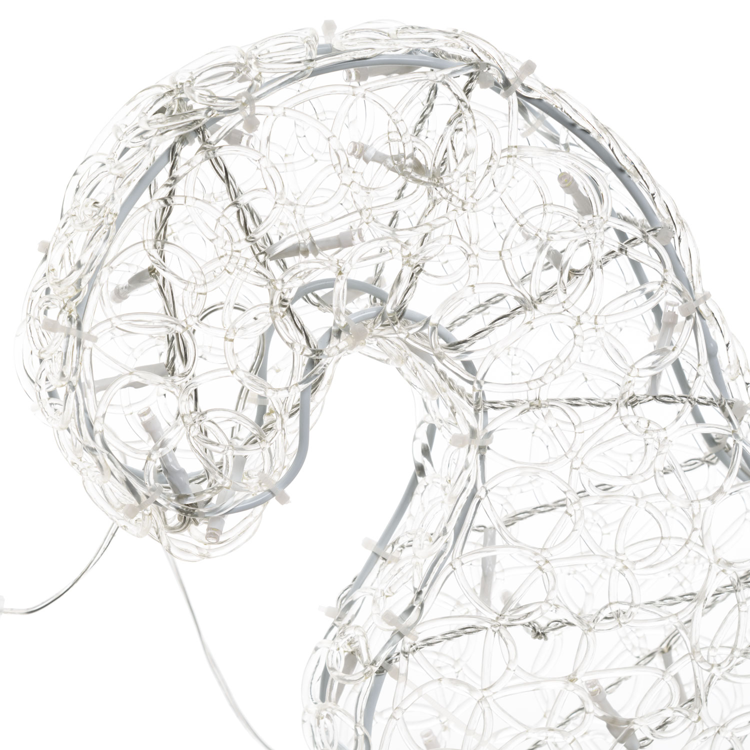 Reno al galope con trineo Thin 3D, h 85 cm, led blanco frío 3 Reno al galope con trineo Thin 3D, h 85 cm, led blanco frío 3