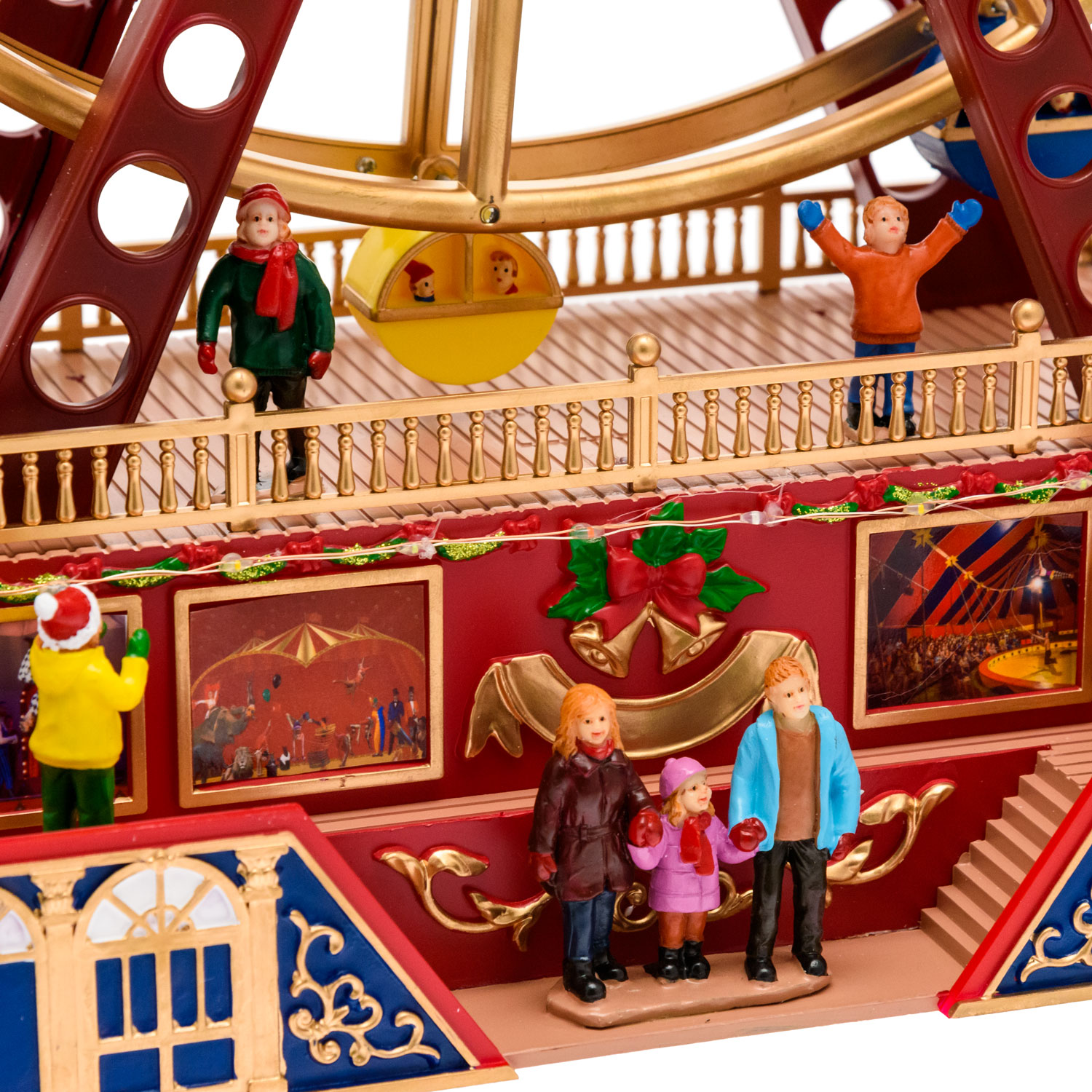 Rotating Ferris Wheel Village, h 48 cm, a Christmas melody 4 Rotating Ferris Wheel Village, h 48 cm, a Christmas melody 4