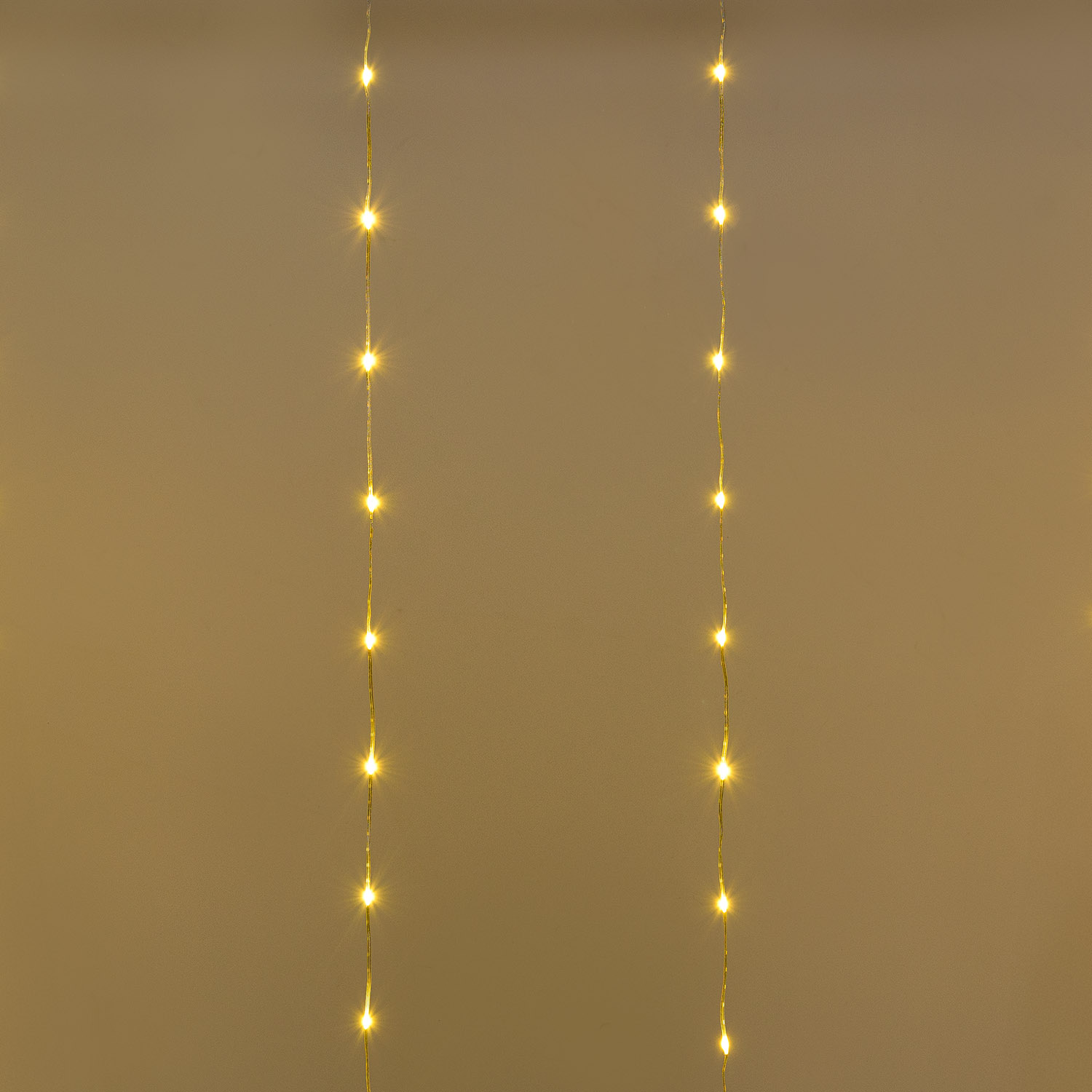 Tenda 5 x h 1 m, 200 Gocce di Luce Dual Color, led bianco caldo e multicolor, cavo trasparente 4