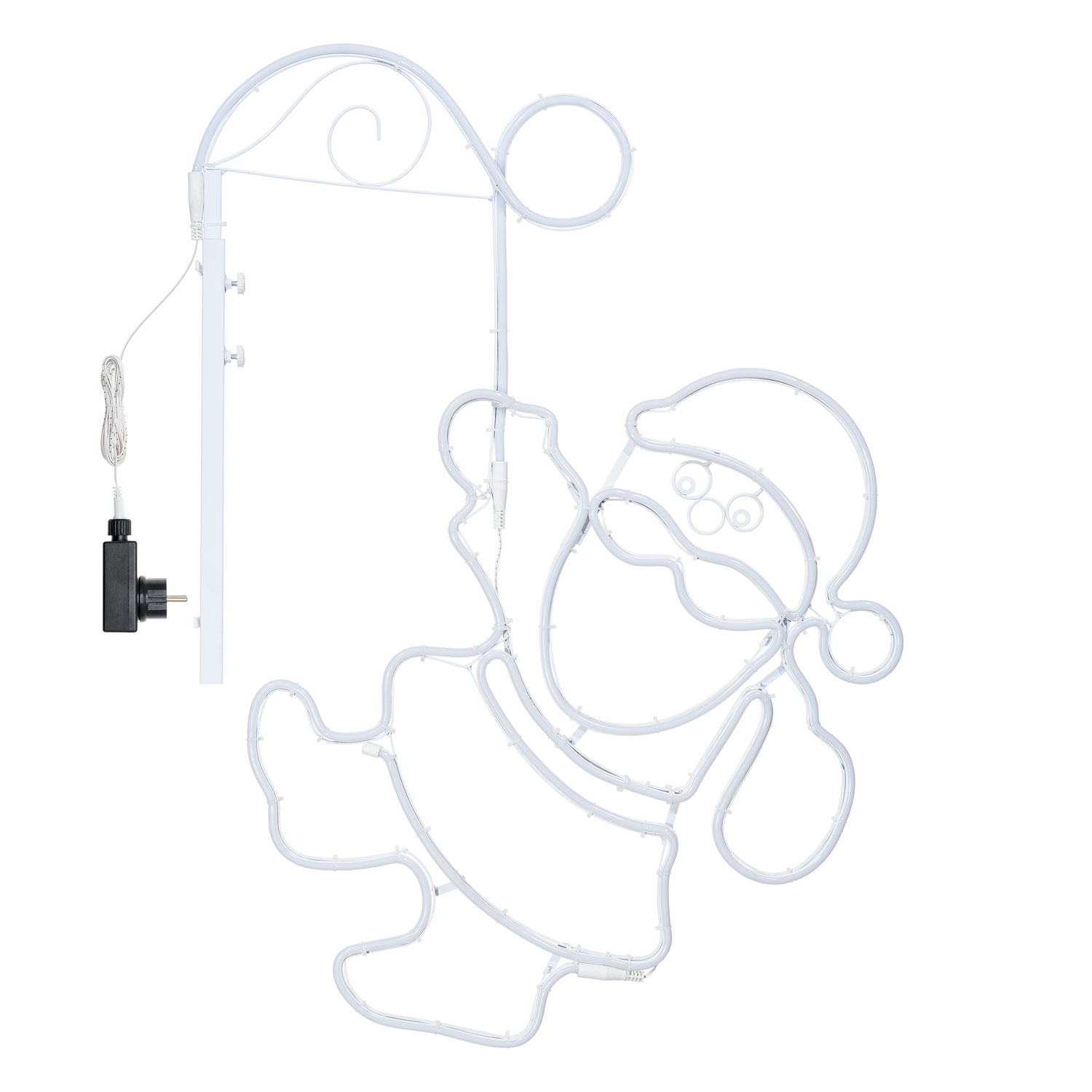 Neon Hanging Santa Claus Lights SMD, h. 105 cm, 566 Leds 4 Neon Hanging Santa Claus Lights SMD, h. 105 cm, 566 Leds 4