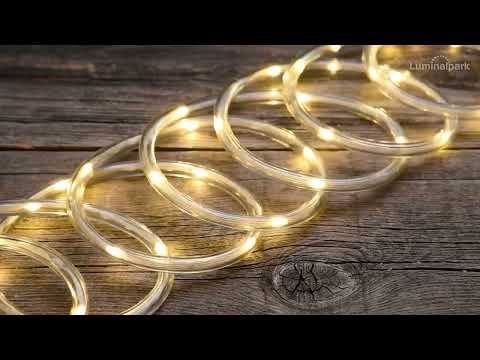 Tube lumineux 20 m, gouttes de lumière led blanc chaud 2 Tube lumineux 20 m, gouttes de lumière led blanc chaud 2