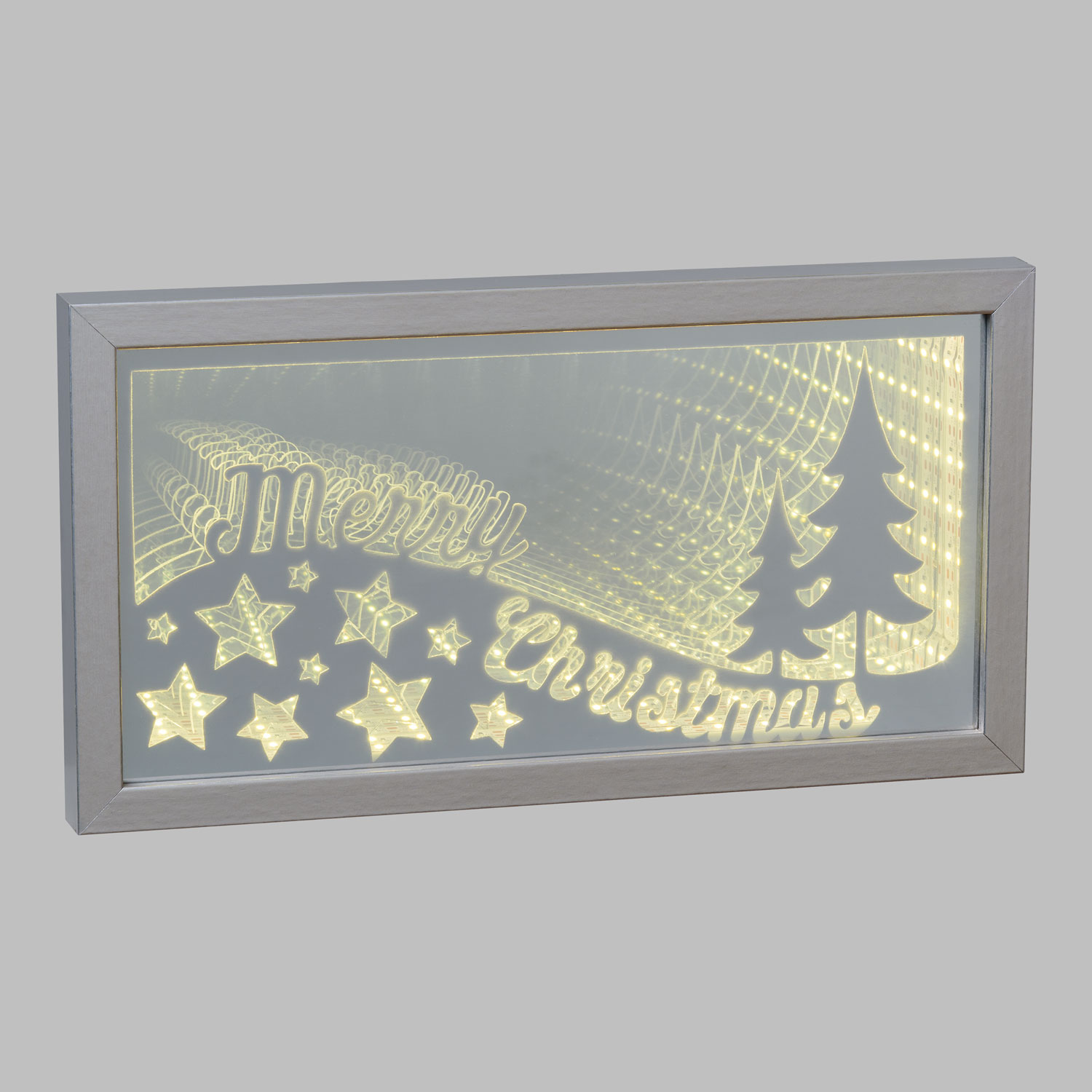 Cadre lumineux Merry Christmas, led blanc chaud 6 Cadre lumineux Merry Christmas, led blanc chaud 6