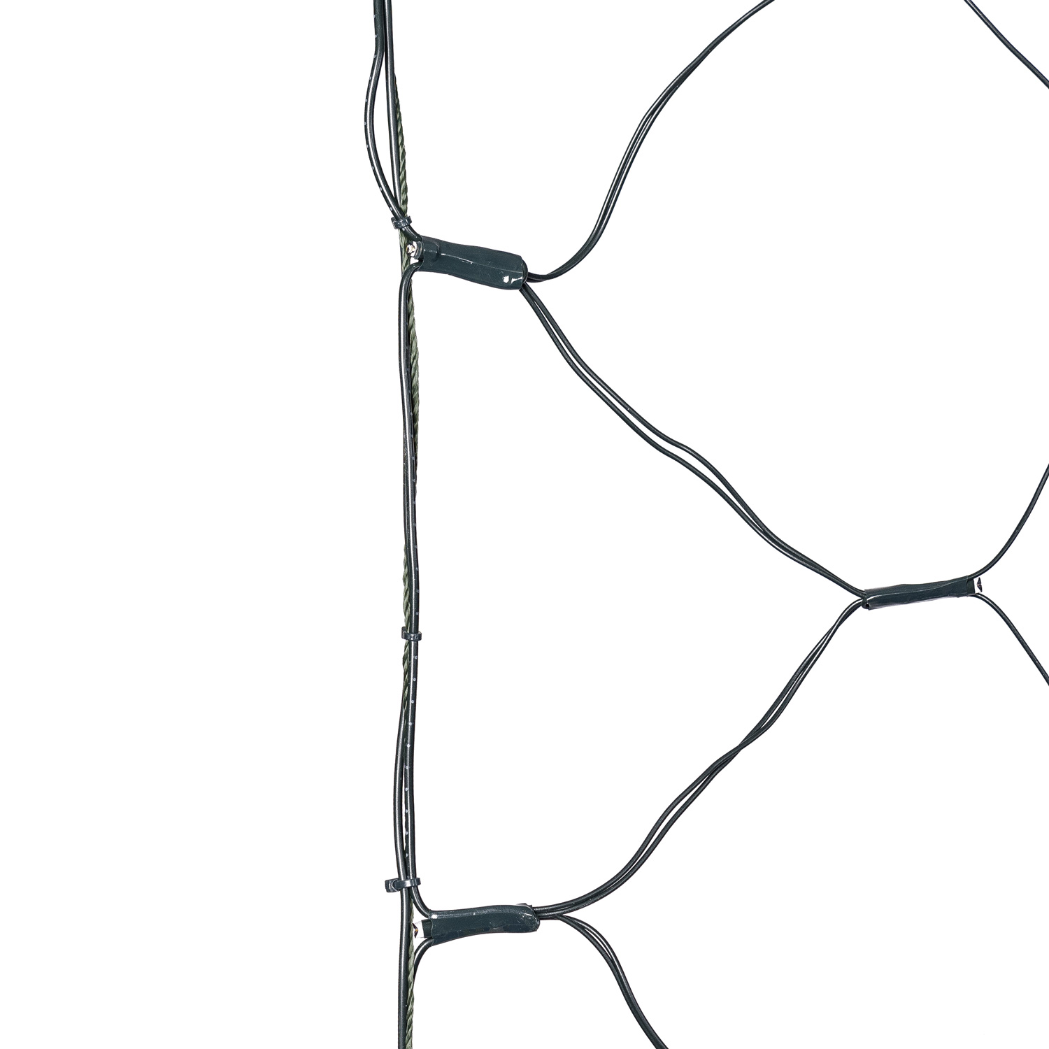 Rete Connect+ 2 x h. 1 m, 120 led bianco caldo, cavo verde, prolungabile 4