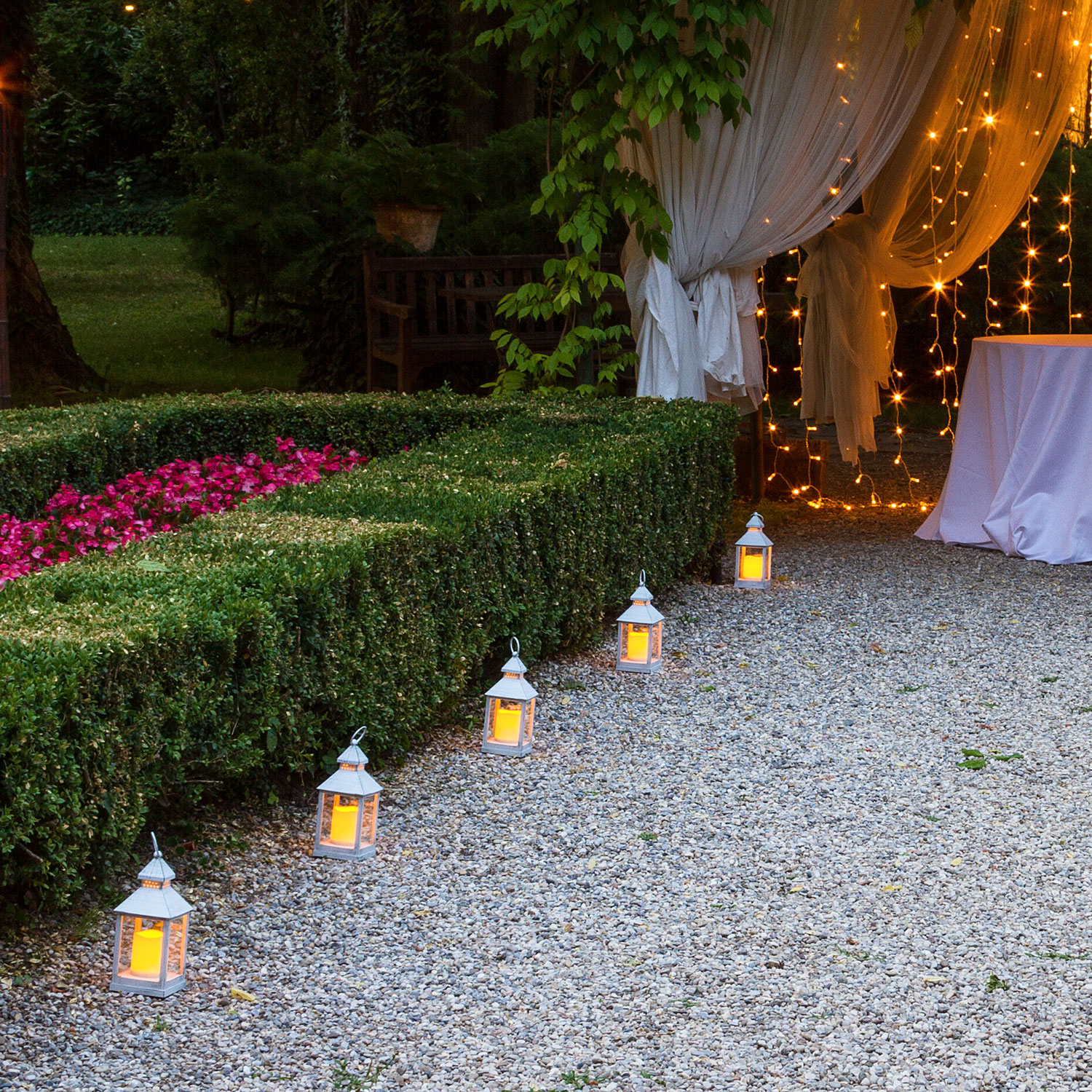 Farol Vintage con vela Led h. 24 cm 17 Farol Vintage con vela Led h. 24 cm 17