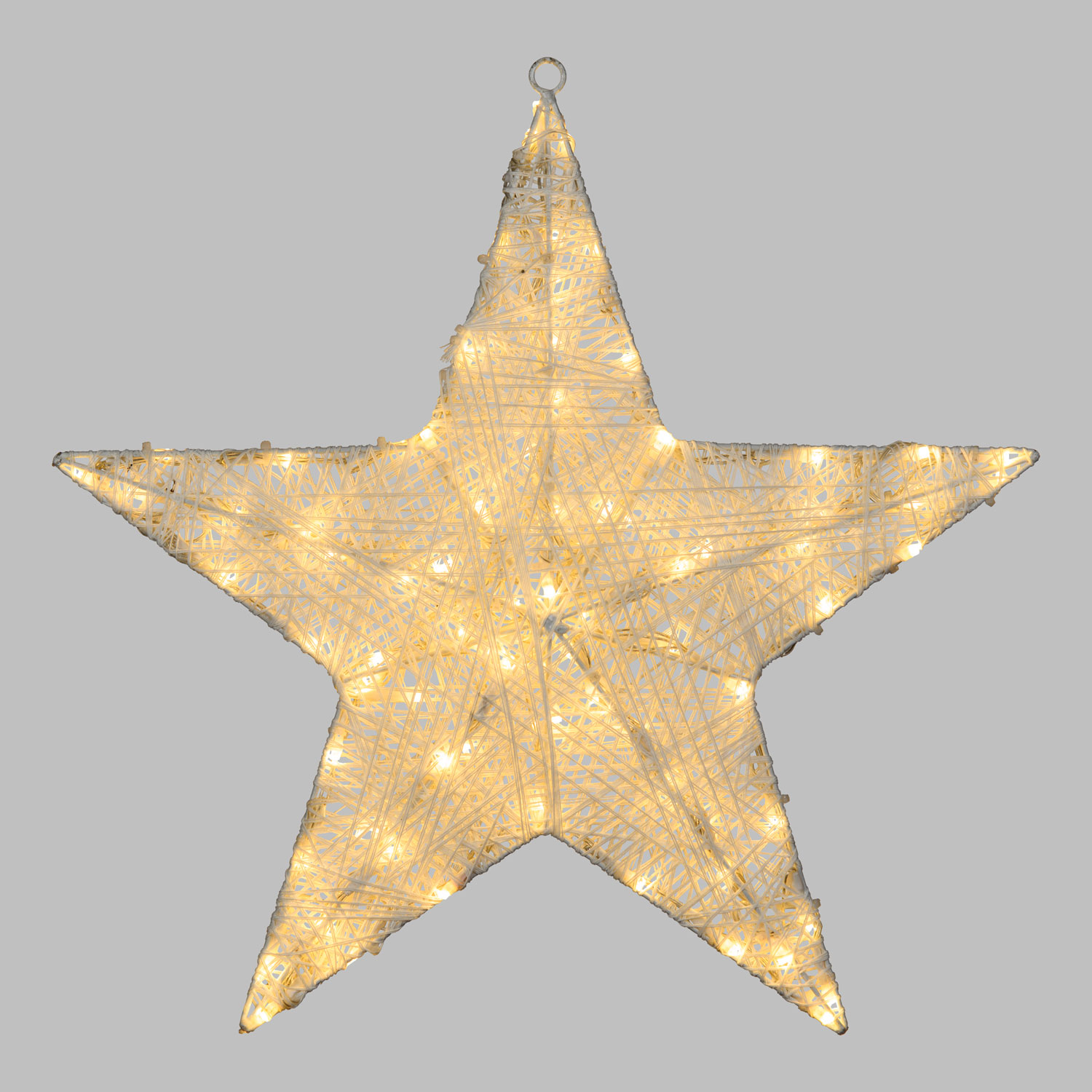 Estrella blanca 3D Ø 45 cm, Dual Color led blanco cálido y frío 10 Estrella blanca 3D Ø 45 cm, Dual Color led blanco cálido y frío 10