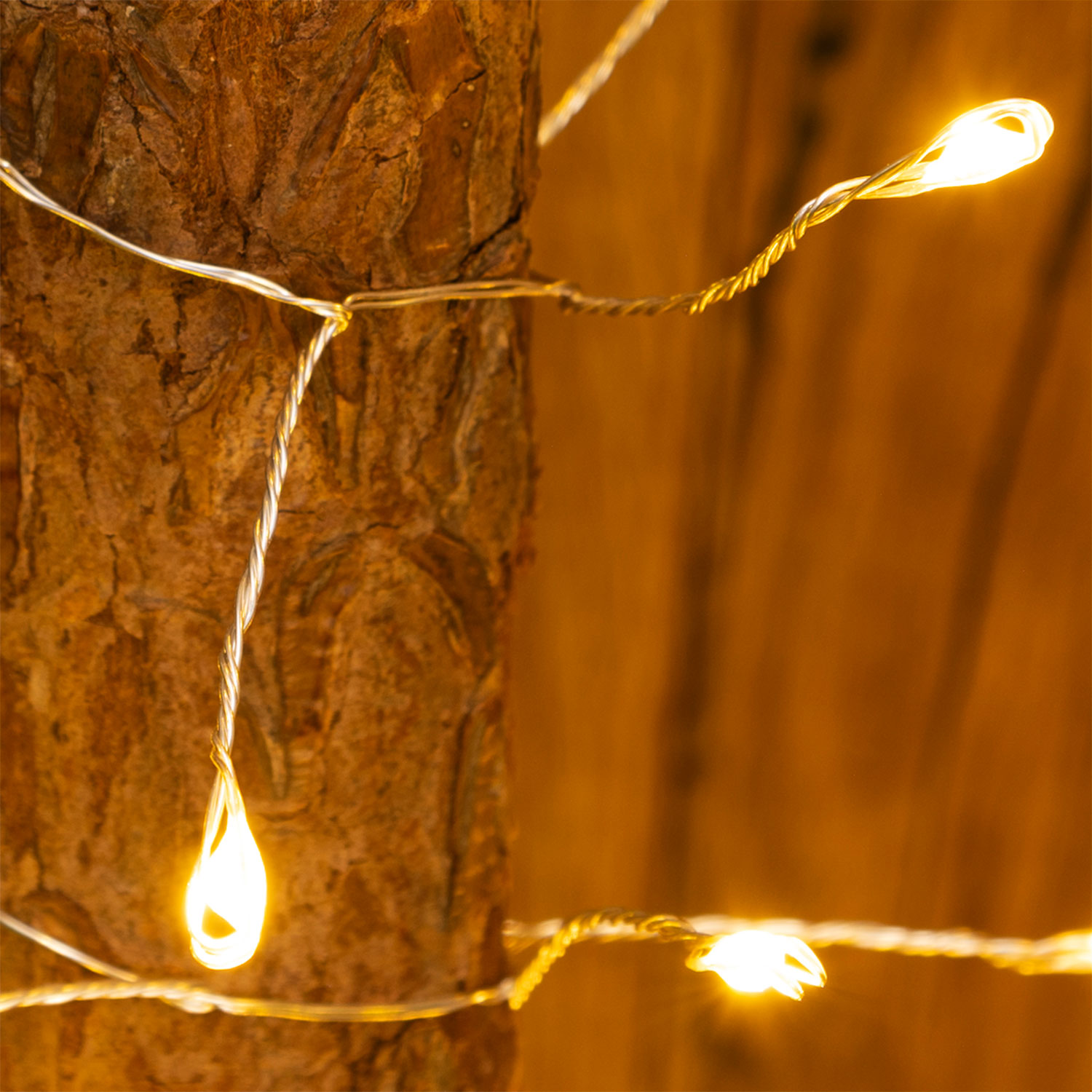MiniCluster-Lichterkette 0,9 m, 45 MicroLEDs warmweiß 9 MiniCluster-Lichterkette 0,9 m, 45 MicroLEDs warmweiß 9