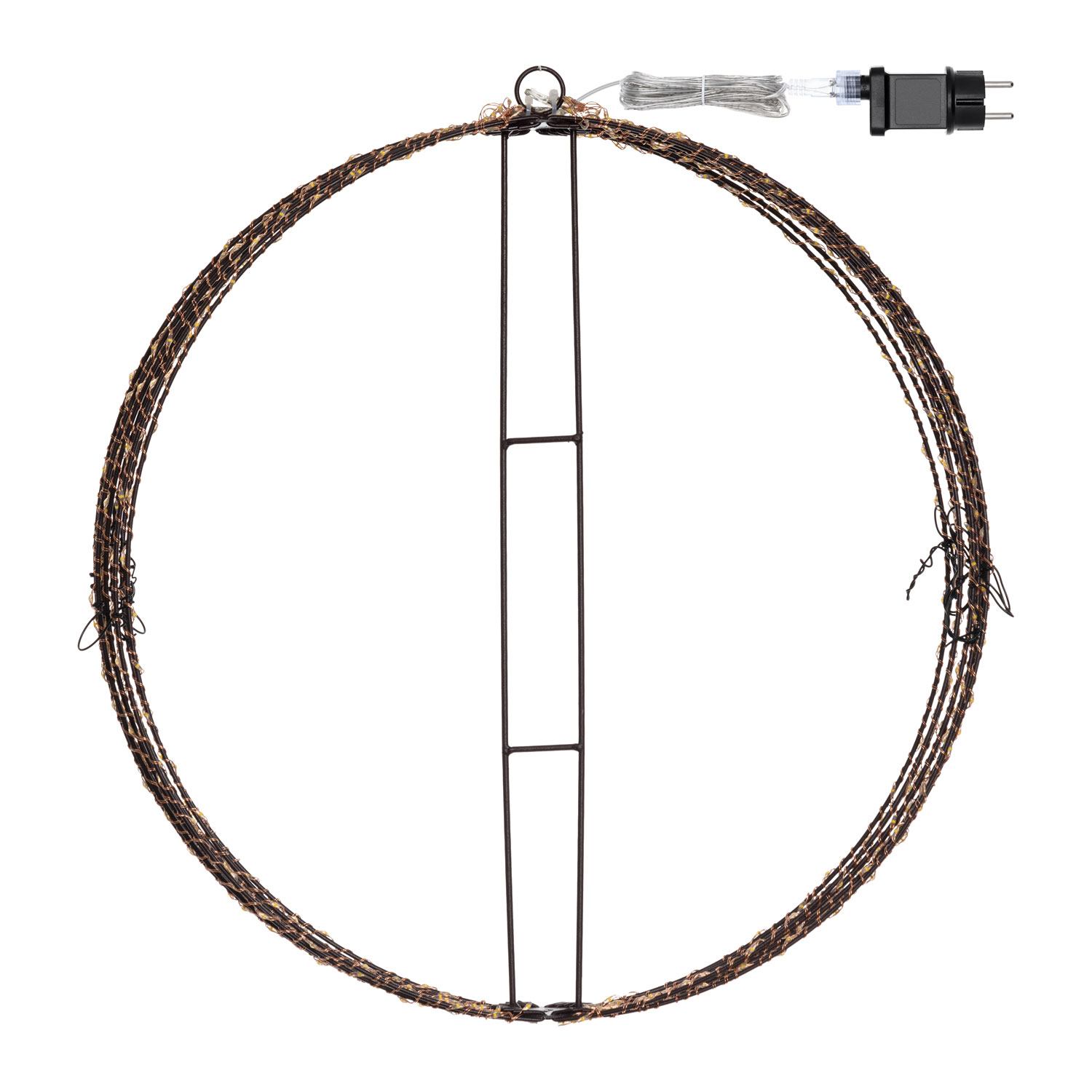 Sphère marron pliable en 3D, Ø 54 cm, 520 microled haute densité blanc chaud, utilisation en intérieur 2 Sphère marron pliable en 3D, Ø 54 cm, 520 microled haute densité blanc chaud, utilisation en intérieur 2