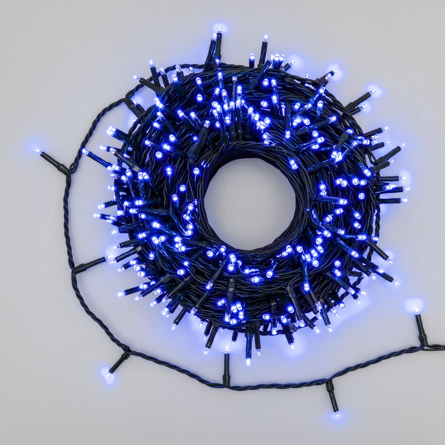 Guirlande 25,7 m, 360 miniled bleu, câble vert 3 Guirlande 25,7 m, 360 miniled bleu, câble vert 3