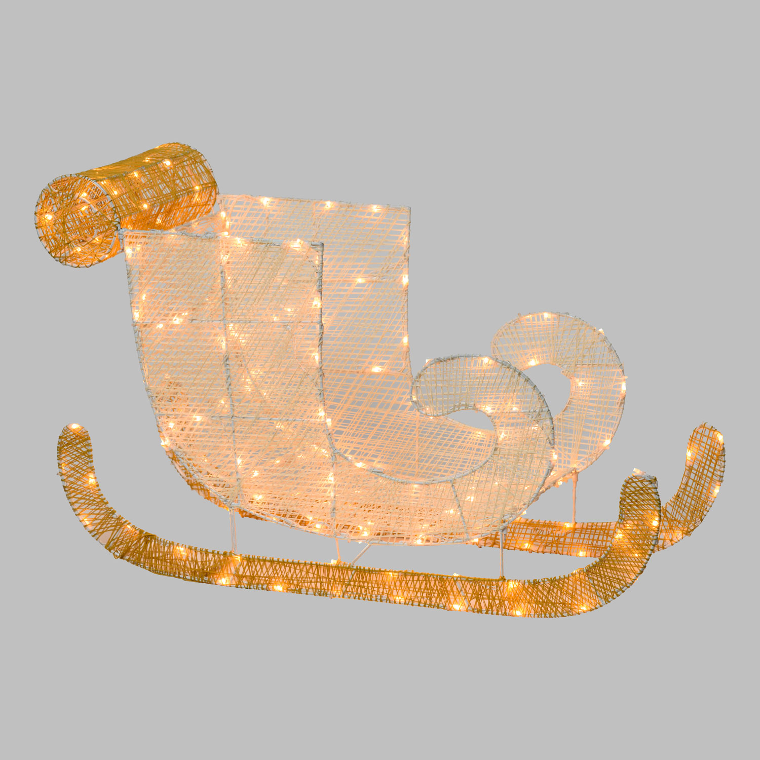 Slitta 3D Light Cream & Brown h 54 cm, 180 led bianco extra caldo 4 Slitta 3D Light Cream & Brown h 54 cm, 180 led bianco extra caldo 4