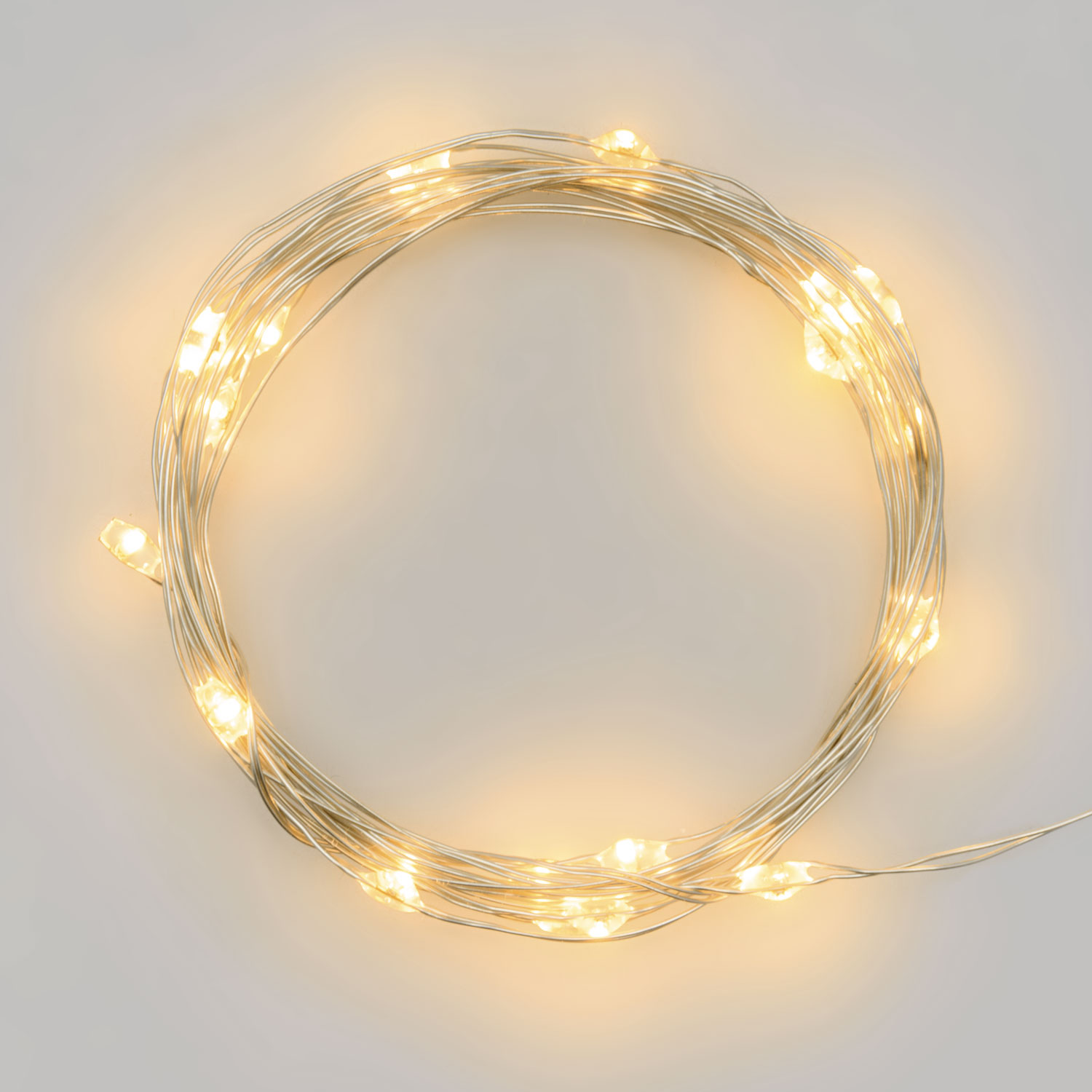 Lichterkette 1,9 m, 20 Micro LEDs warmweiß 1 Lichterkette 1,9 m, 20 Micro LEDs warmweiß 1