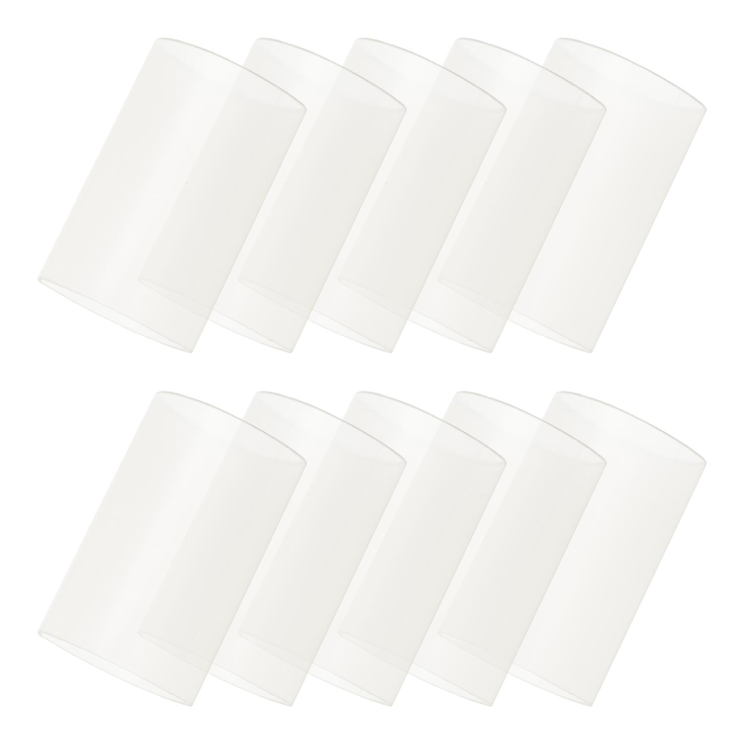 10 Guaine termiche trasparenti con resina, Ø24-8 mm 10 Guaine termiche trasparenti con resina, Ø24-8 mm