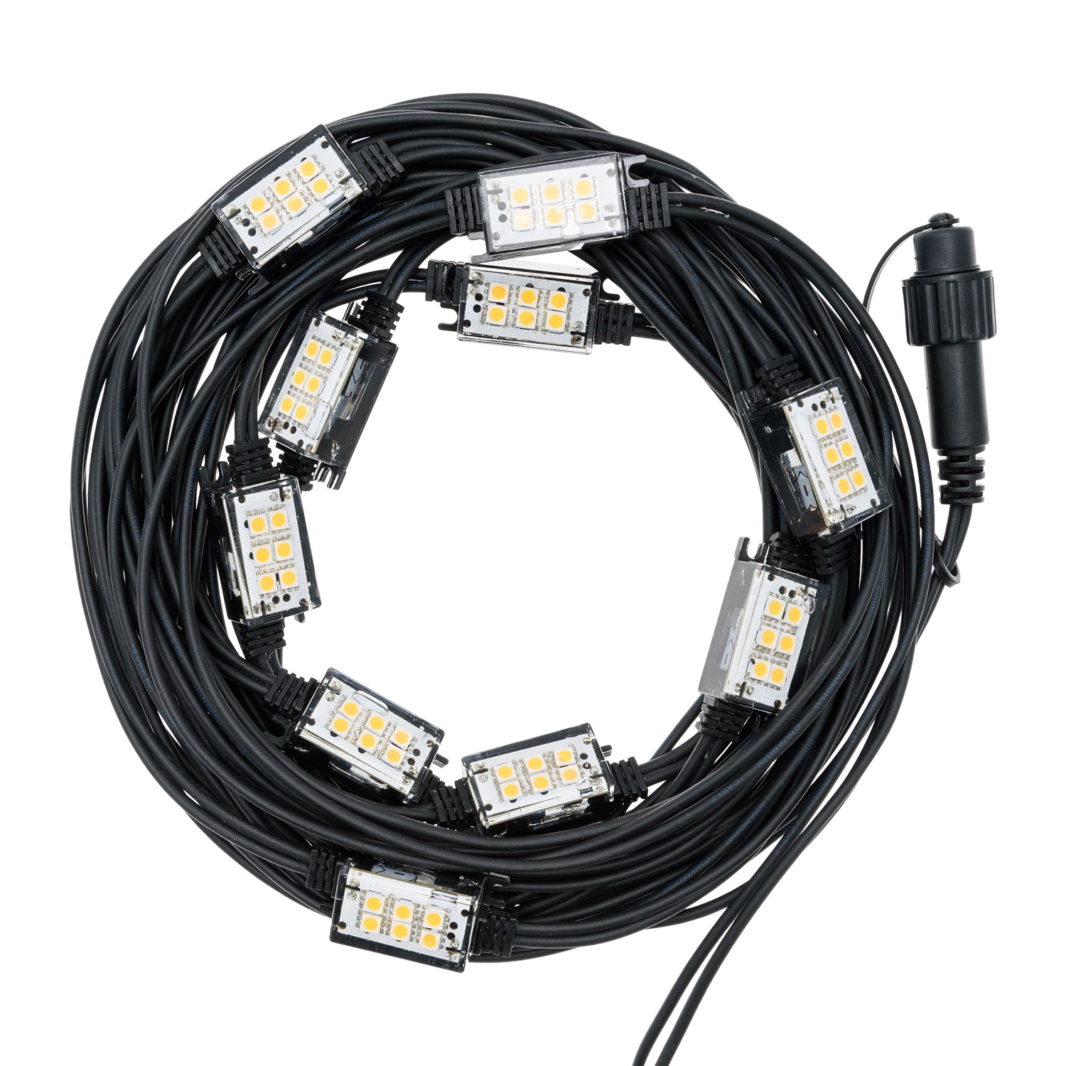 Guirlande lumineuse de 10 mètres, 10 StroboLED blanc froid 3 Guirlande lumineuse de 10 mètres, 10 StroboLED blanc froid 3