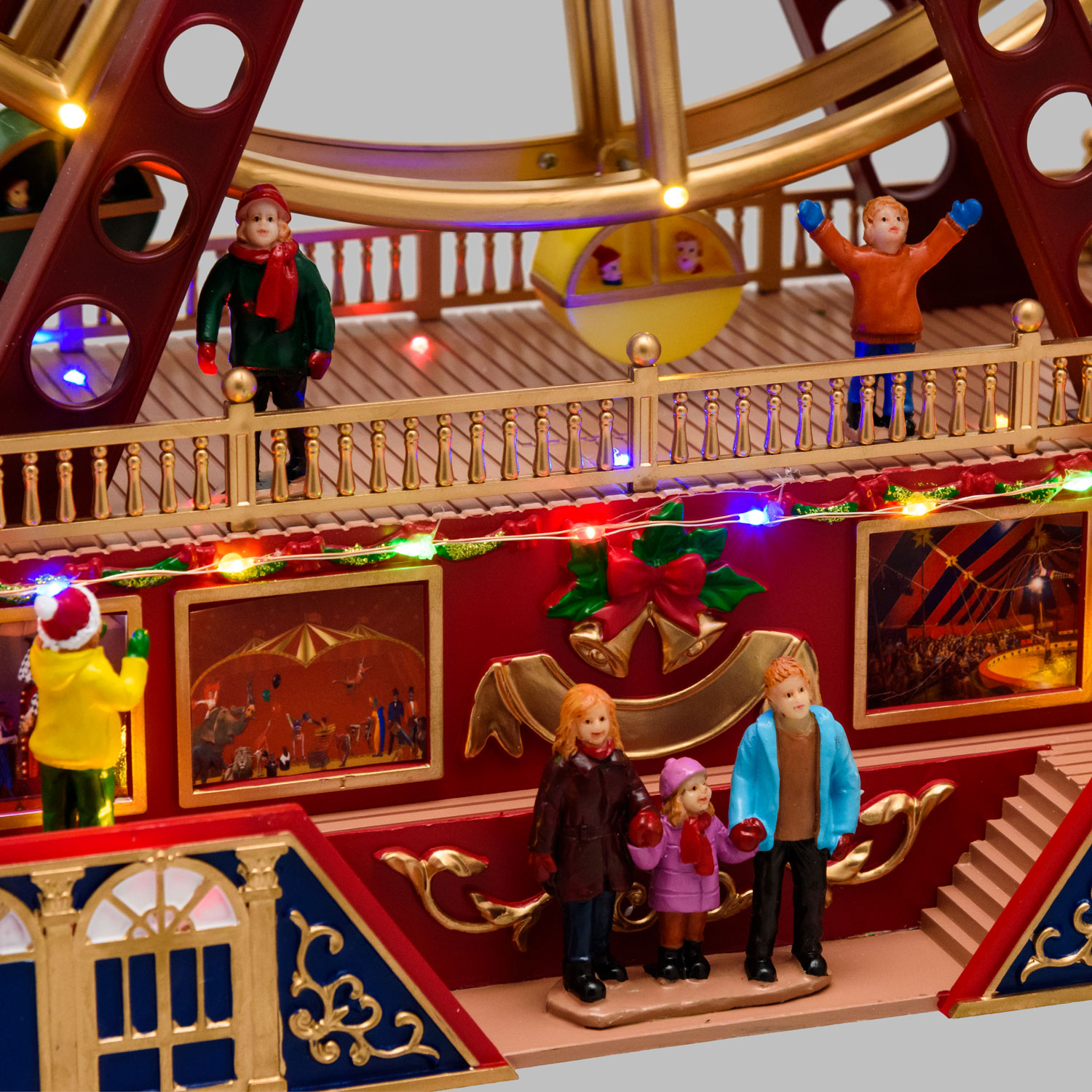 Rotating Ferris Wheel Village, h 48 cm, a Christmas melody 8 Rotating Ferris Wheel Village, h 48 cm, a Christmas melody 8