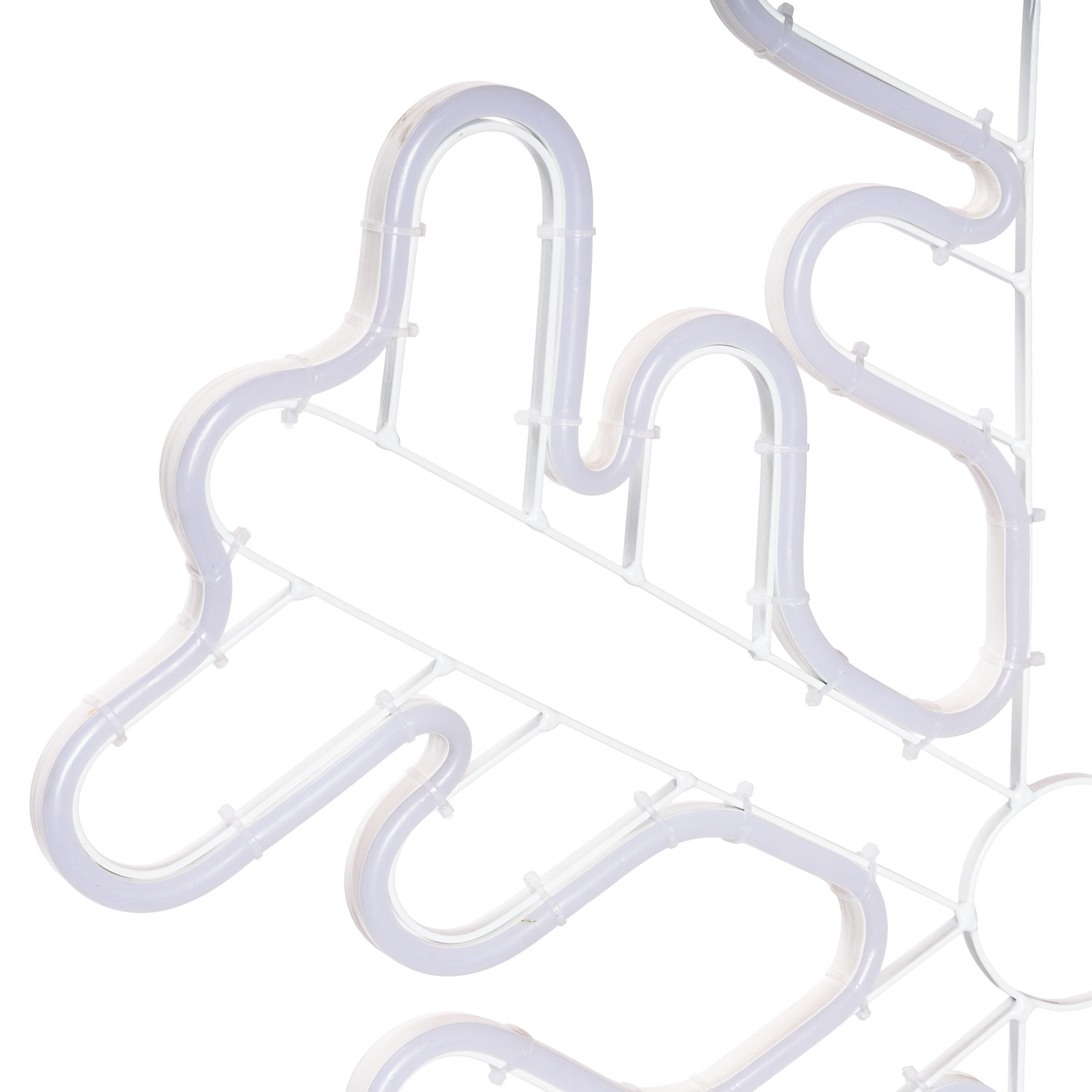 Flocon de Neige en tube Néon, 720 led blanc chaud 6 Flocon de Neige en tube Néon, 720 led blanc chaud 6