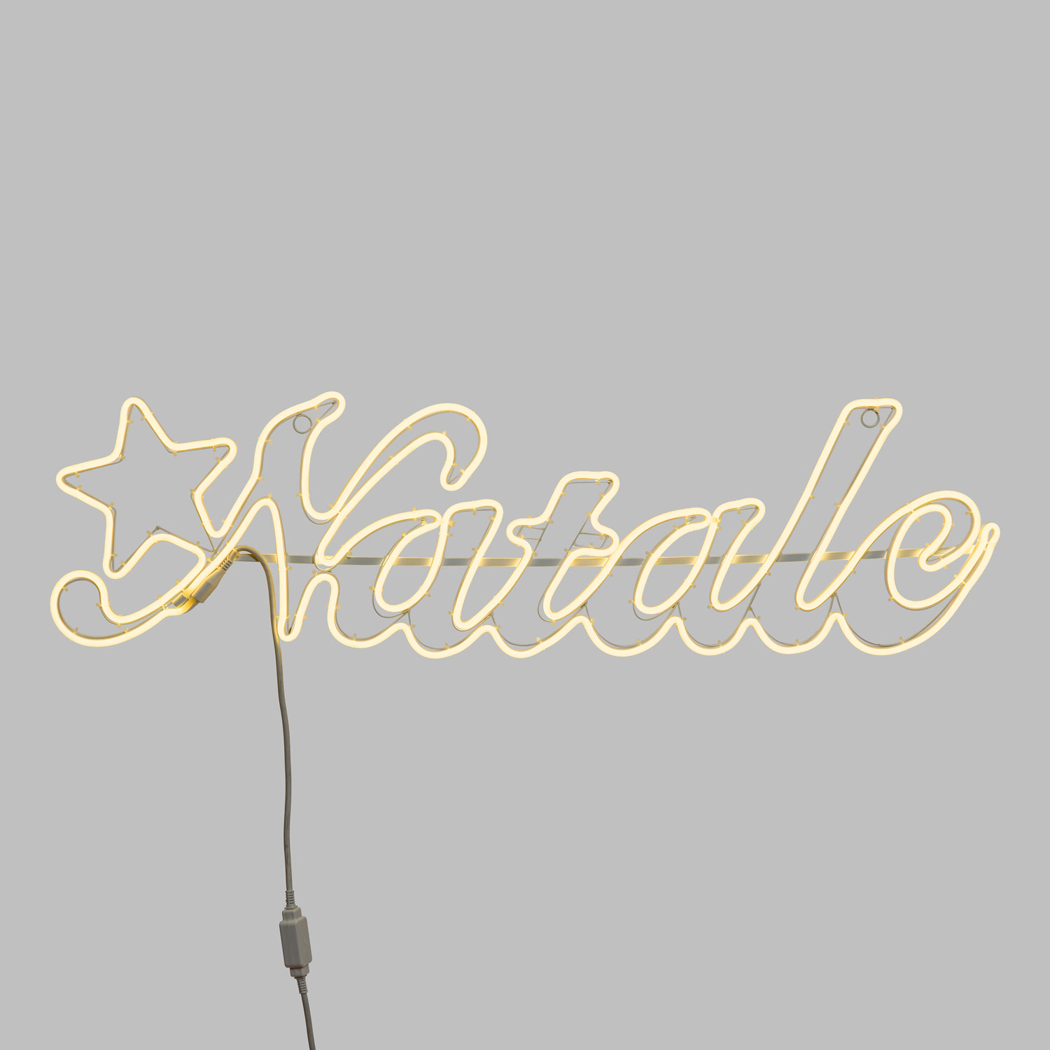 Scritta "Natale" in tubo effetto neon, 840 led bianco caldo 3 Scritta "Natale" in tubo effetto neon, 840 led bianco caldo 3