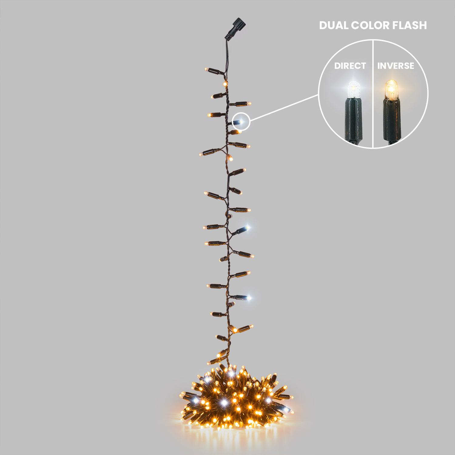 4 m Connect ProLine 36V Cluster Pendant, 200 warm white maxiled, green cable