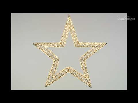 Estrella 3D, Ø 110 cm, 7000 micro led blanco cálido y blanco frío, uso en interiores 2 Estrella 3D, Ø 110 cm, 7000 micro led blanco cálido y blanco frío, uso en interiores 2