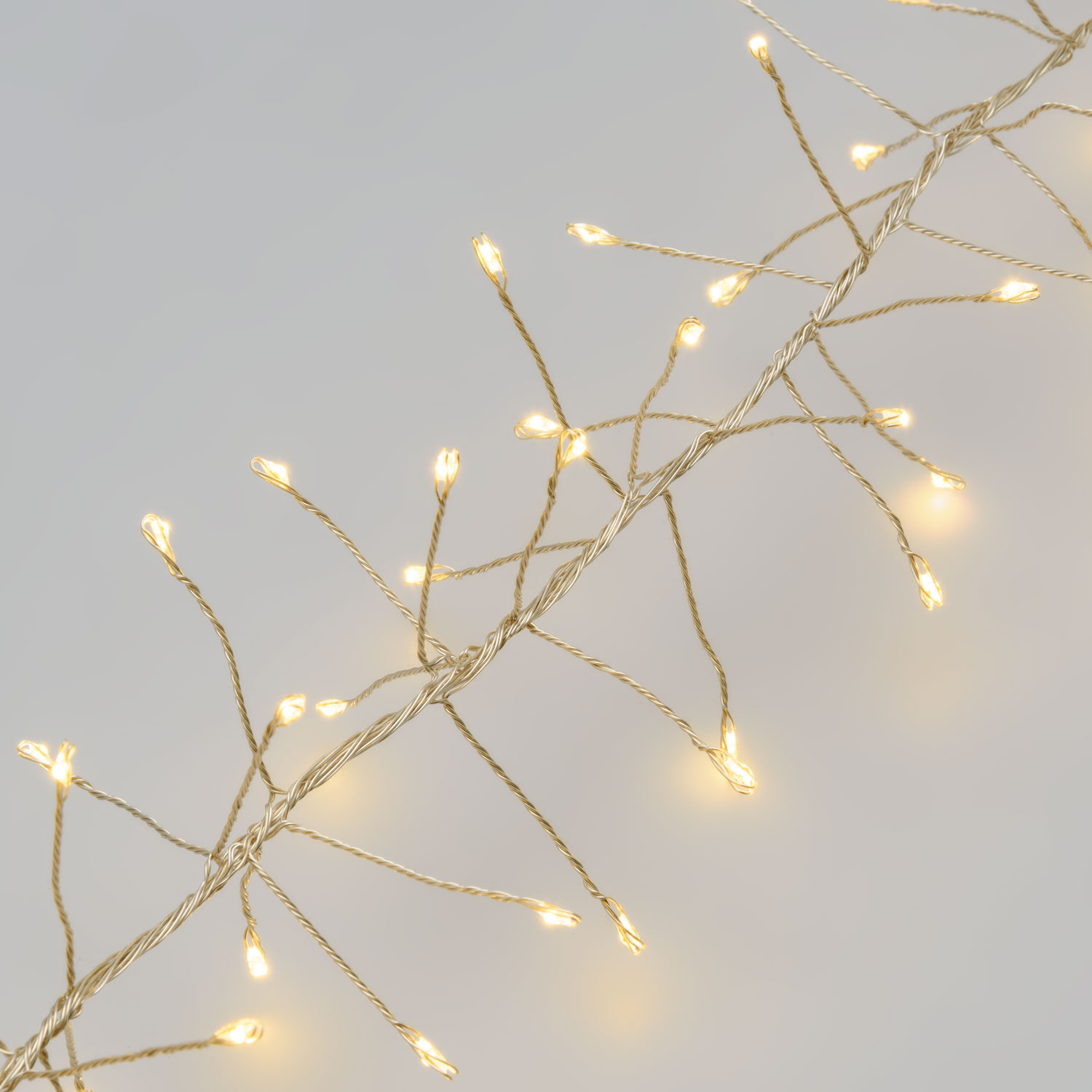 Guirlande Festoon câble argenté de 9 m, 1080 microled blanc chaud 3 Guirlande Festoon câble argenté de 9 m, 1080 microled blanc chaud 3