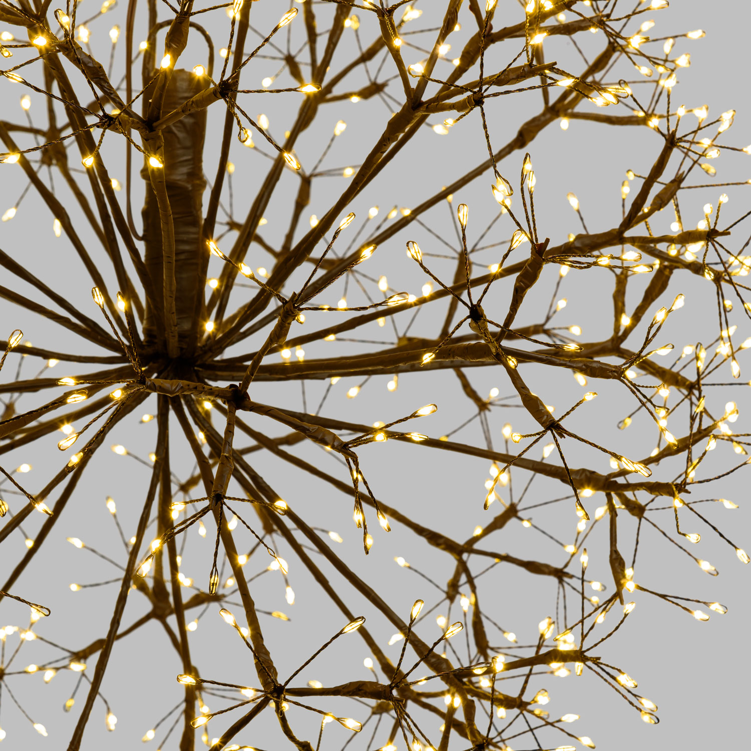 Sphäre RICCO mit braunfarbenen Zweigen, Ø 50 cm, 912 warmweiße Mikroled, innenverwendung 8 Sphäre RICCO mit braunfarbenen Zweigen, Ø 50 cm, 912 warmweiße Mikroled, innenverwendung 8