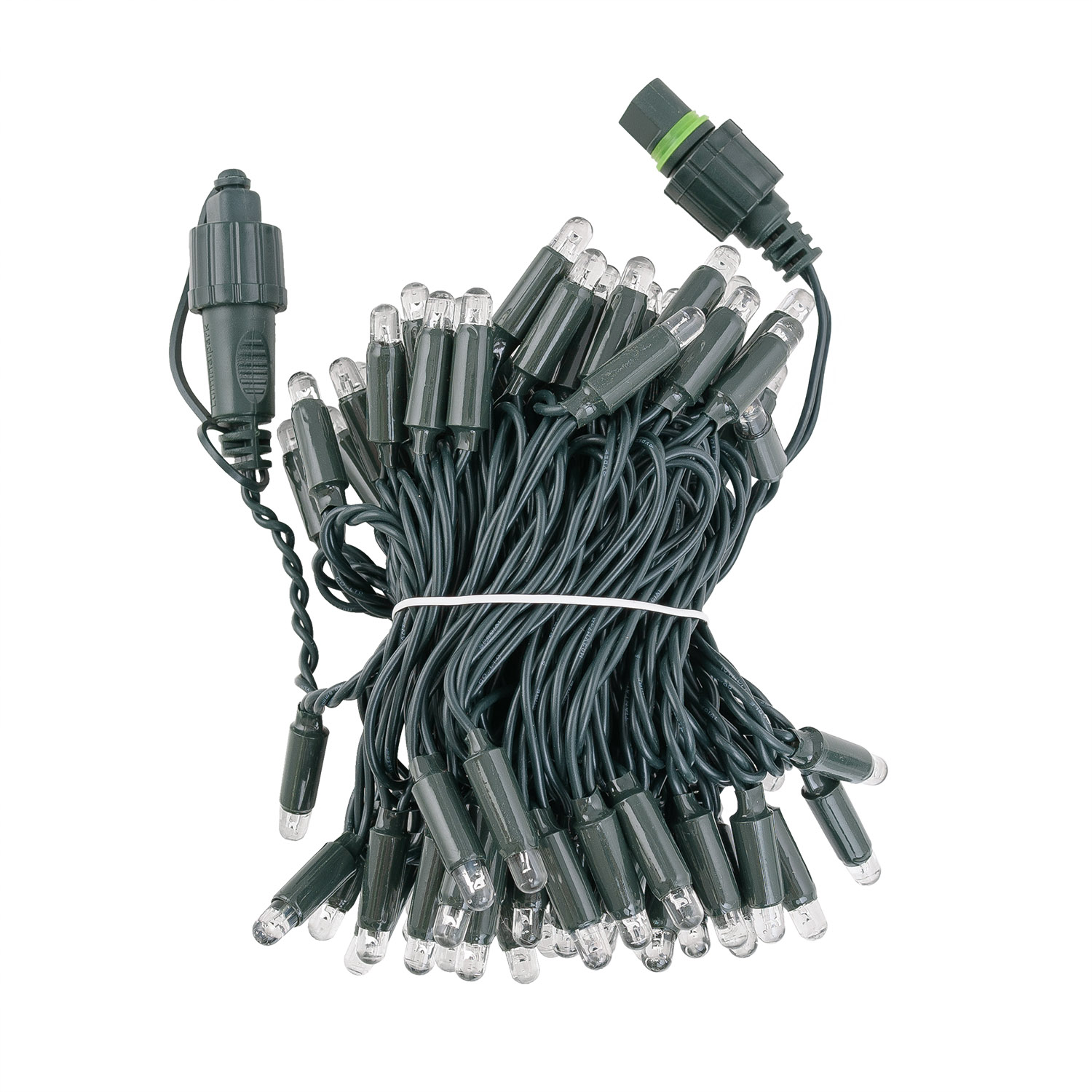 8 m Warm White Connect ProLine 36V Dual Color Flashing String Lights, 80 maxiLEDs, green cable 5