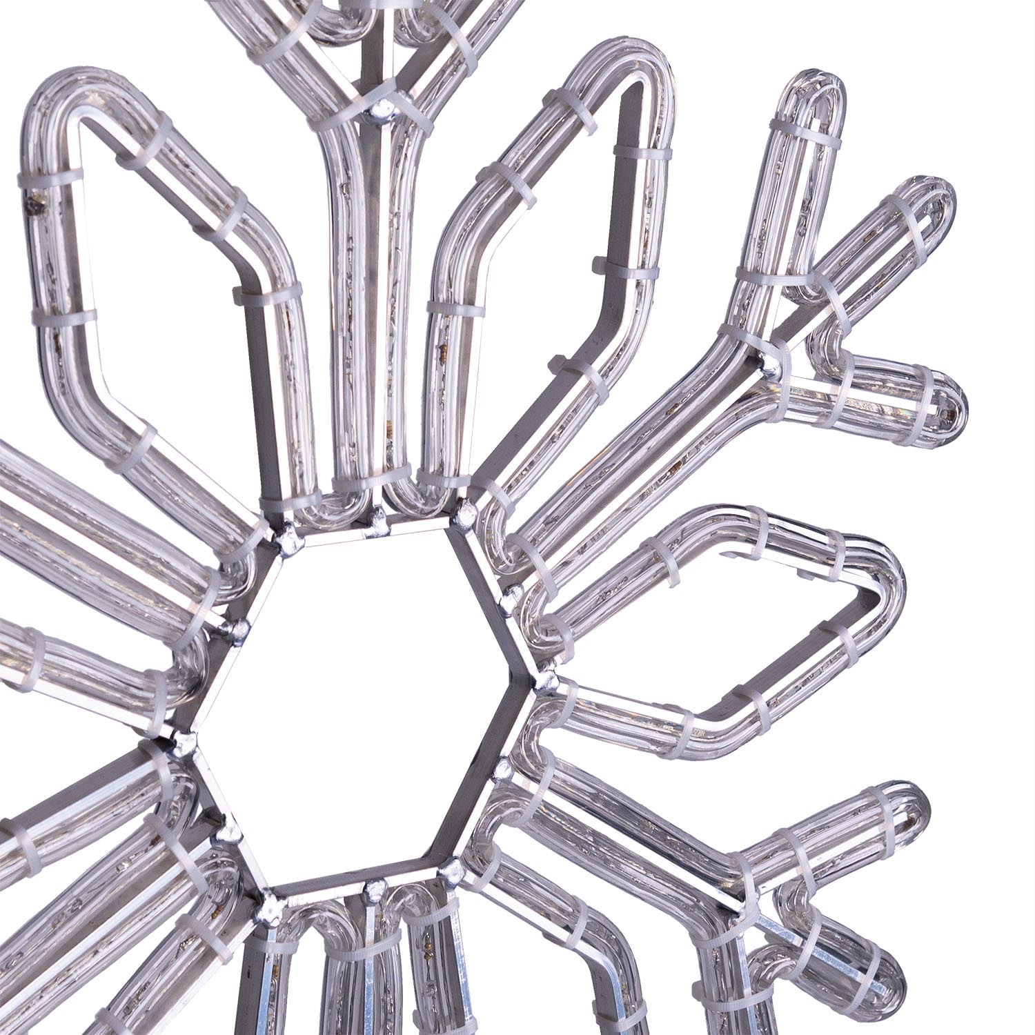 Rope Light Snowflake, 52 x h 60 cm, 244 warm white and cold white LEDs 5 Rope Light Snowflake, 52 x h 60 cm, 244 warm white and cold white LEDs 5