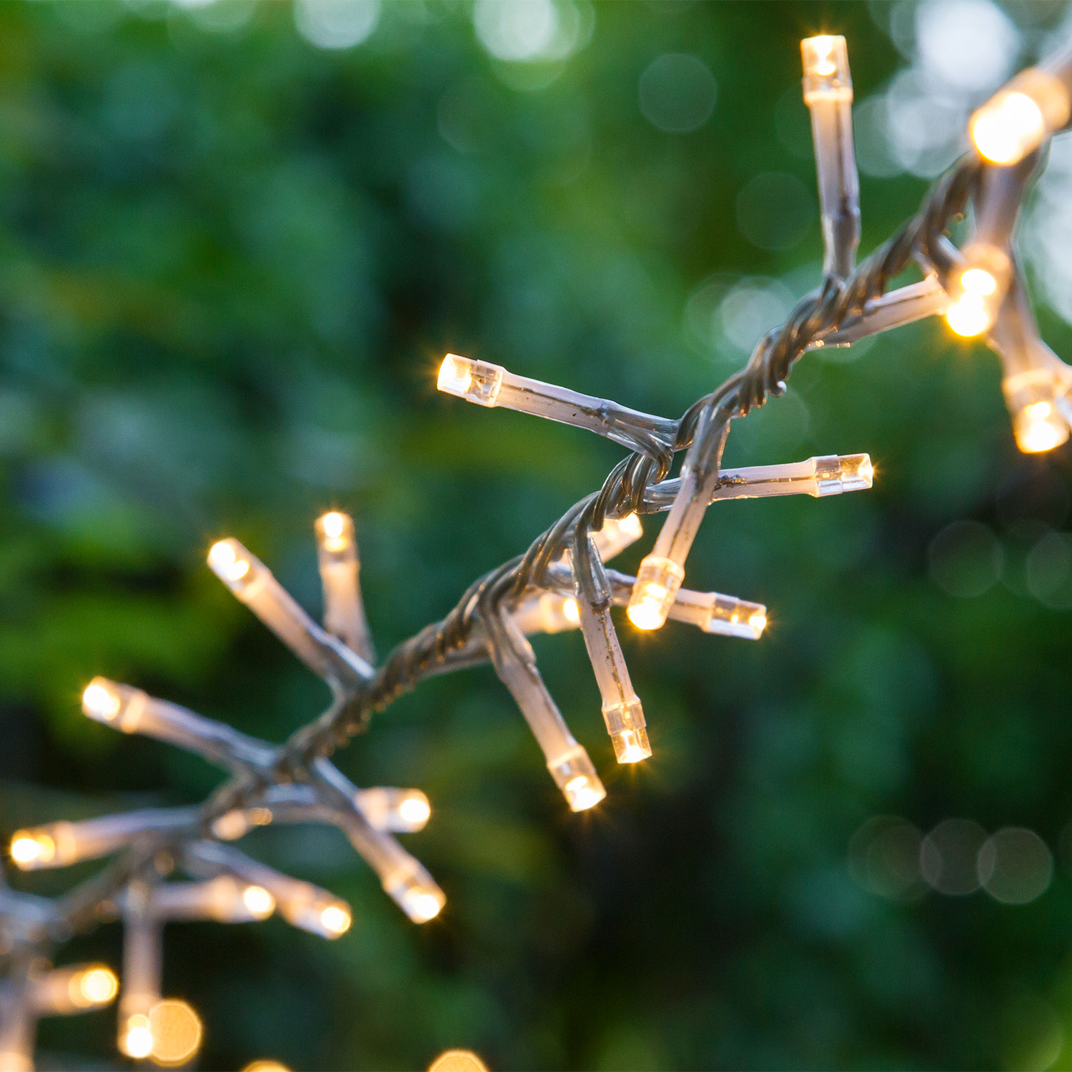 Hellum Catena Luminosa Per Albero Di Natale, 30 Luci Bianco Caldo, 11,6m, Con Clip E Spina, Per Interni