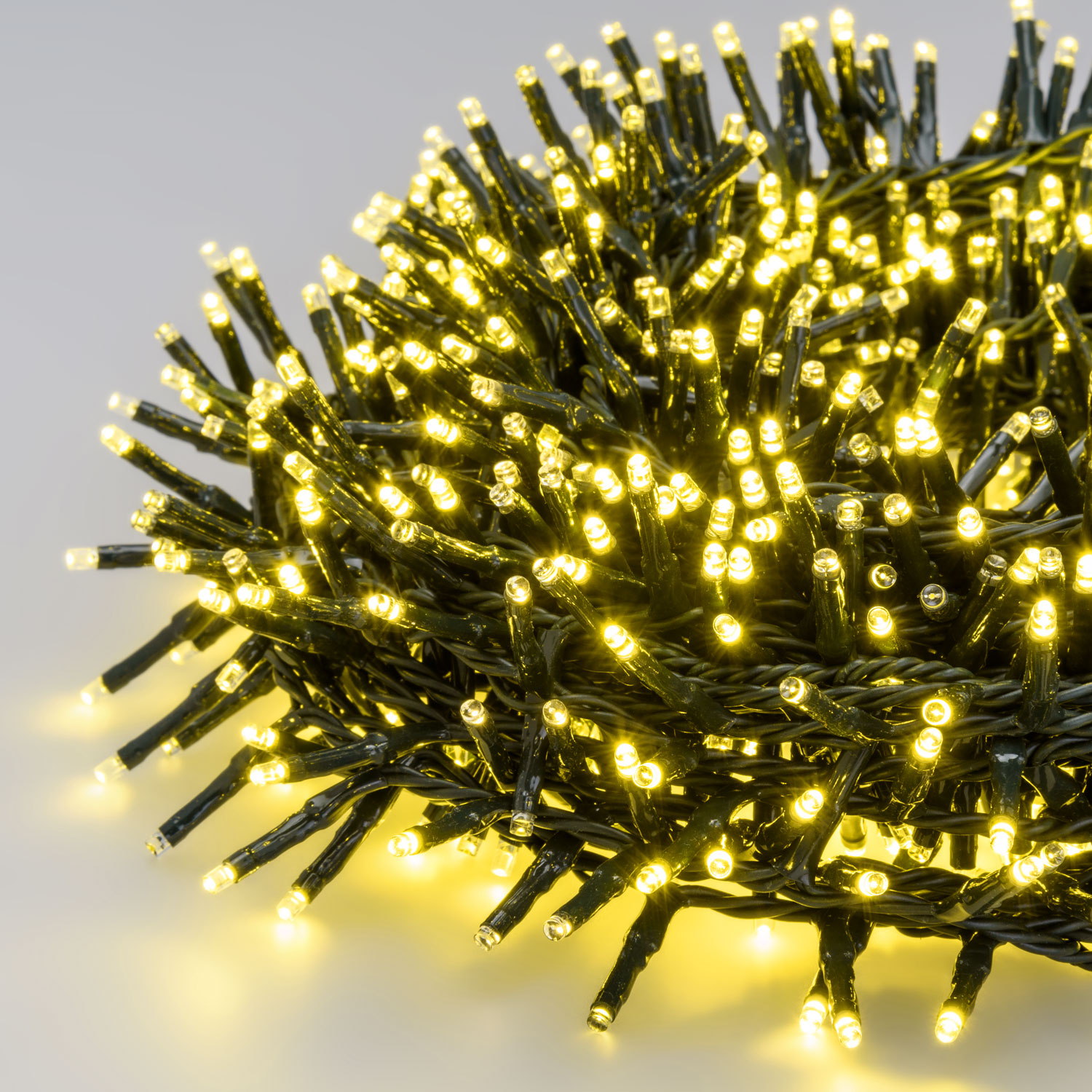 Catena Nastro di Luce 1000 miniled giallo oro, gioco di luce automatico 3 Catena Nastro di Luce 1000 miniled giallo oro, gioco di luce automatico 3