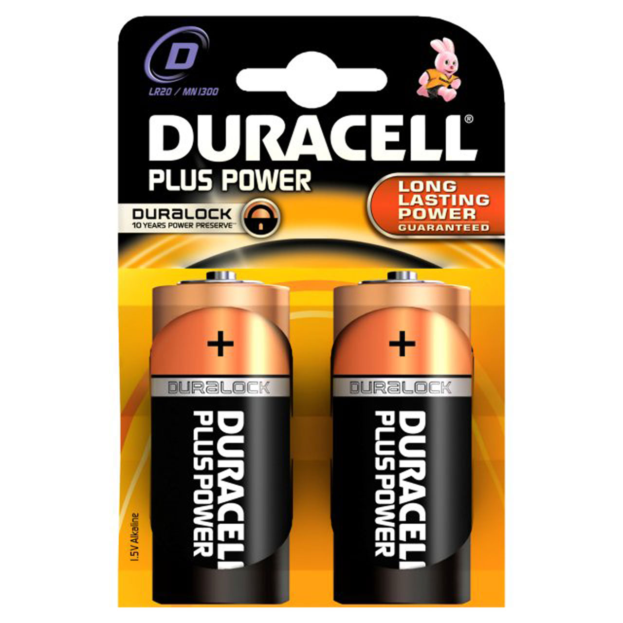 Pilas D Duracell Simply (set de 2) Pilas D Duracell Simply (set de 2)