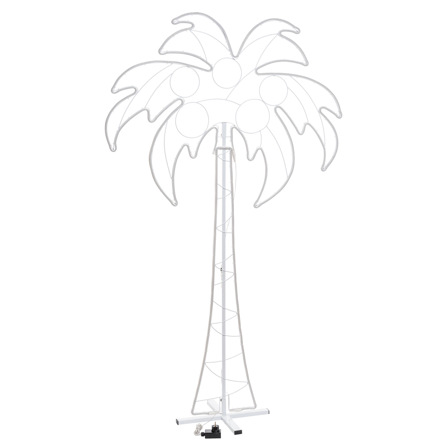 Figura Palmera, manguera efecto neón, 200 cm, 1078 led blanco cálido y verde 8 Figura Palmera, manguera efecto neón, 200 cm, 1078 led blanco cálido y verde 8