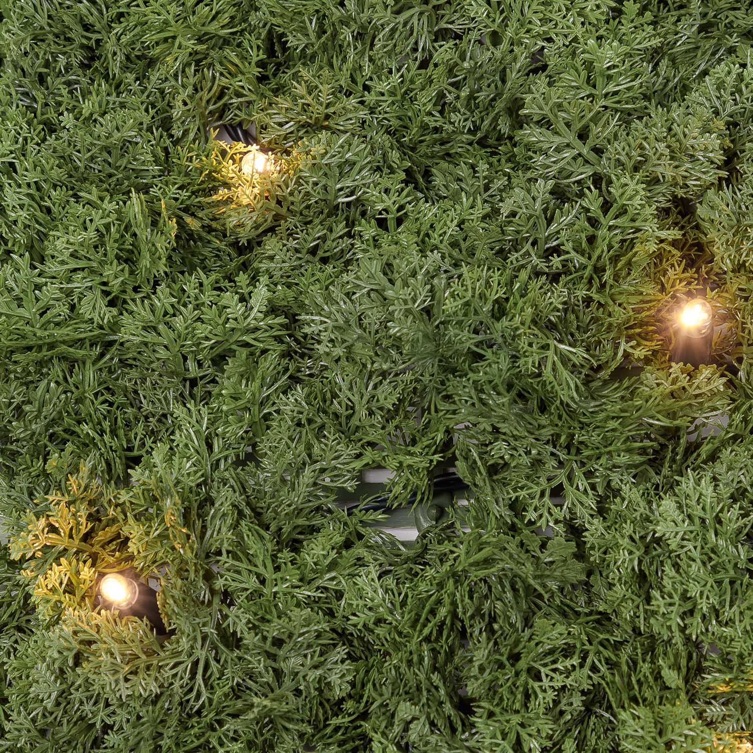 Pannello di Lichene artificiale verde bosco Green Wall Light, 16 maxiled Dual Color bianco caldo 13