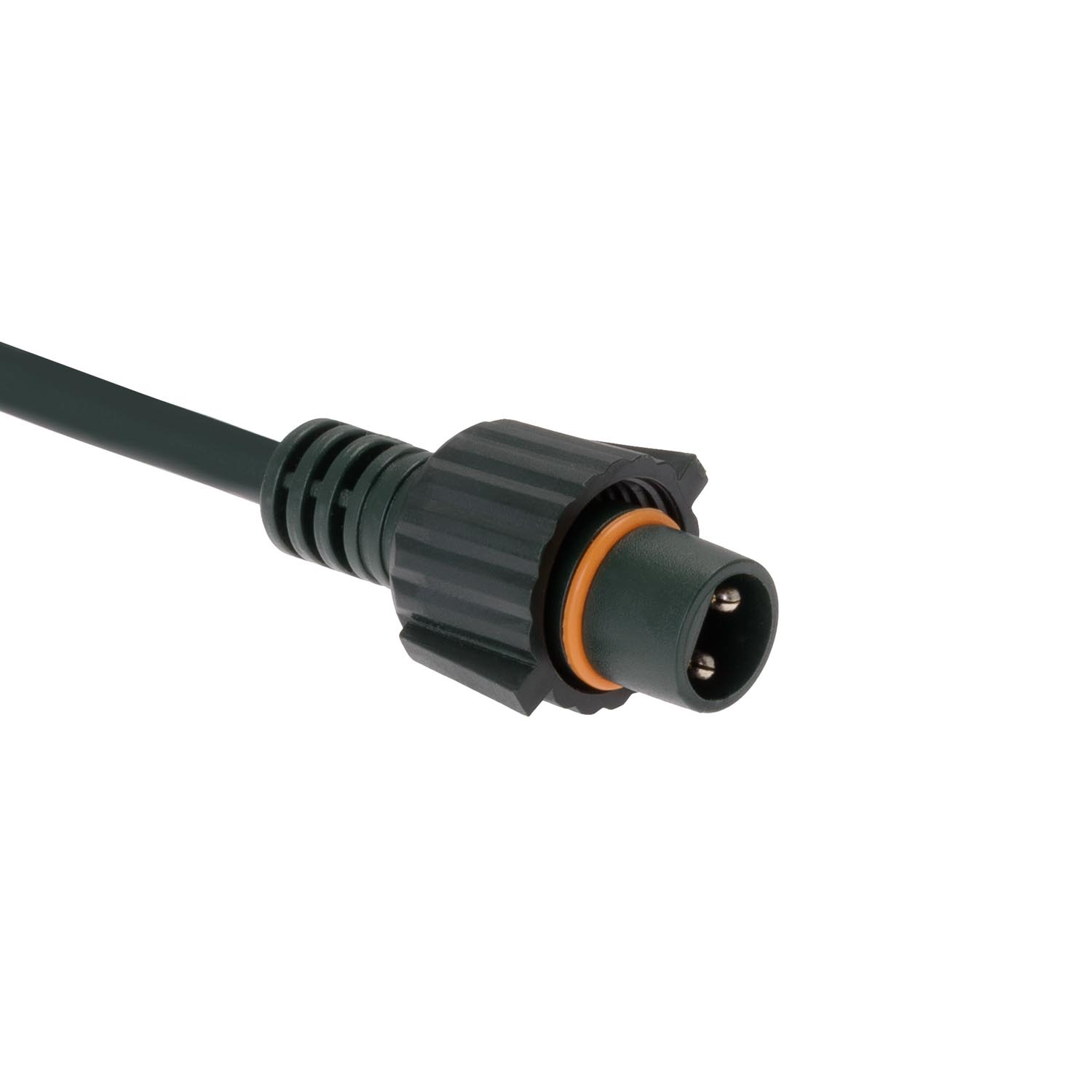 Cascata di luci Connect+ 3 nastri, 600 led bianco caldo, cavo verde, prolungabile 3 Cascata di luci Connect+ 3 nastri, 600 led bianco caldo, cavo verde, prolungabile 3