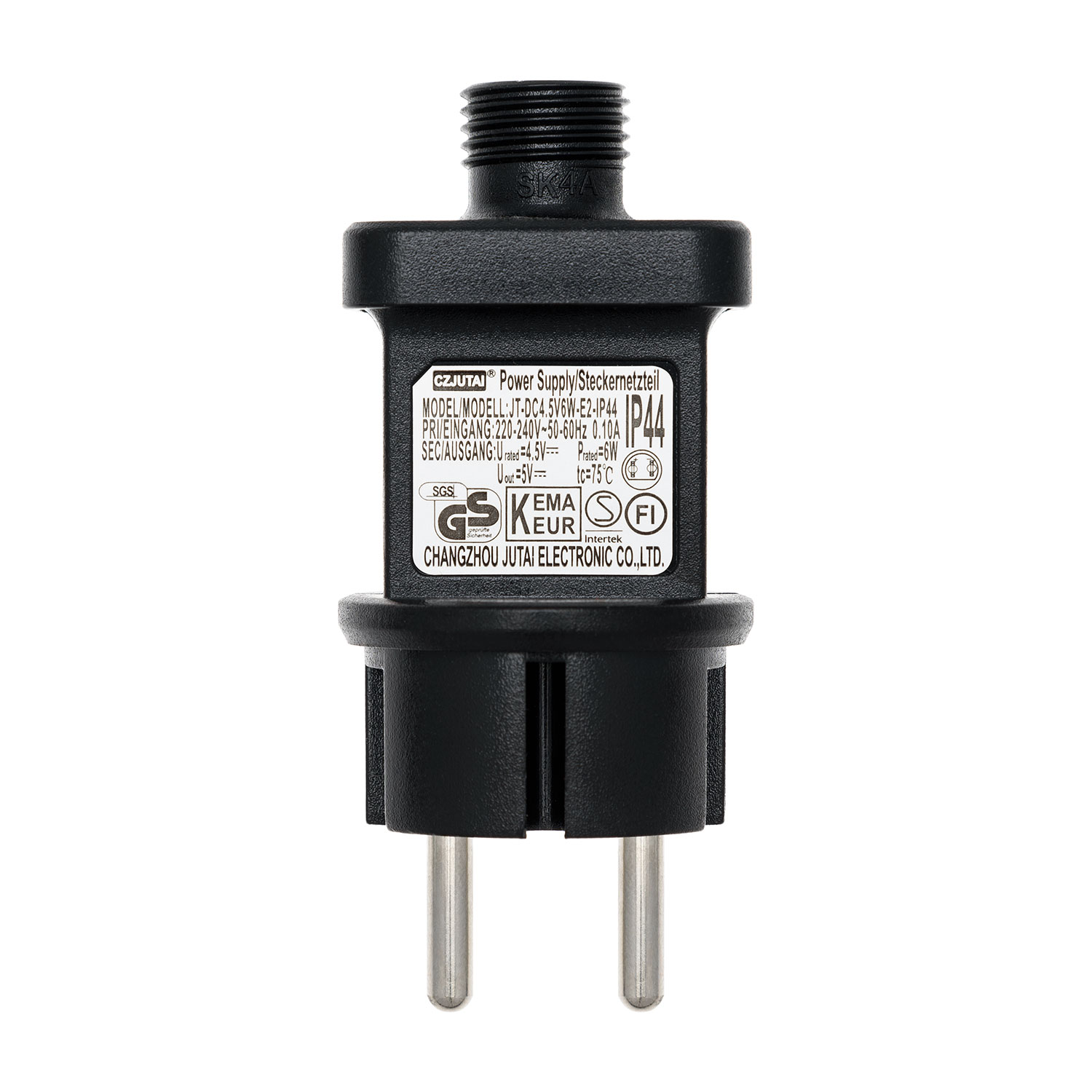 Transformateur pour lumières décoratives, 4,5 Volt DC, Max 6 Watt 1