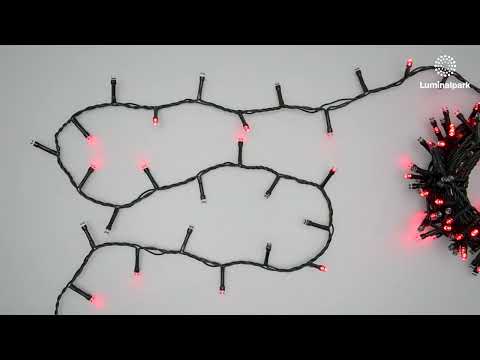 Catena 12,5 m, 300 led rosso 2 Catena 12,5 m, 300 led rosso 2