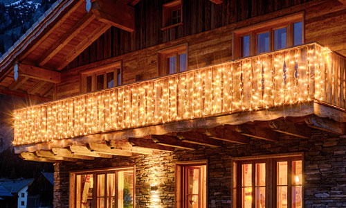 Rideaux lumineux de Noël