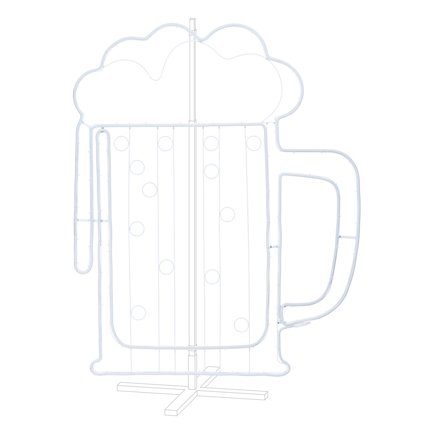 Boccale di Birra in tubo led effetto neon  5 Boccale di Birra in tubo led effetto neon  5