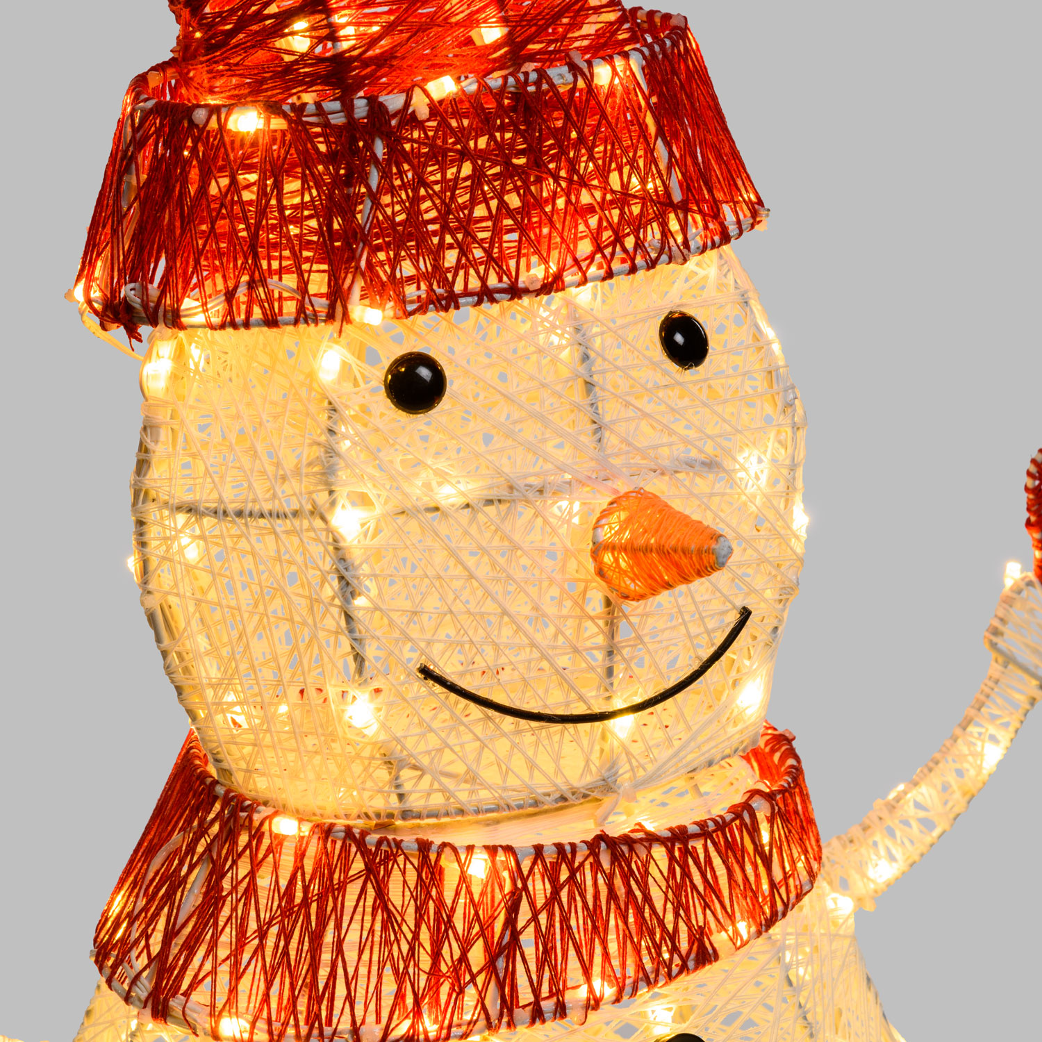 3D-Schneemann White & Color, H. 100 cm, 275 Dual Color LEDs in Warmweiß und Kaltweiß 14 3D-Schneemann White & Color, H. 100 cm, 275 Dual Color LEDs in Warmweiß und Kaltweiß 14