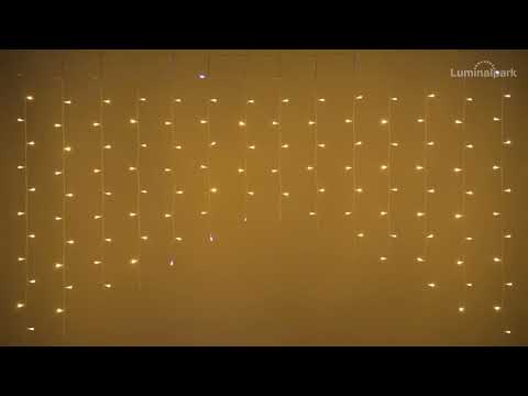 Estalactitas de luces 3,45 x h. 1,8 m, led blanco cálido y frío 2 Estalactitas de luces 3,45 x h. 1,8 m, led blanco cálido y frío 2