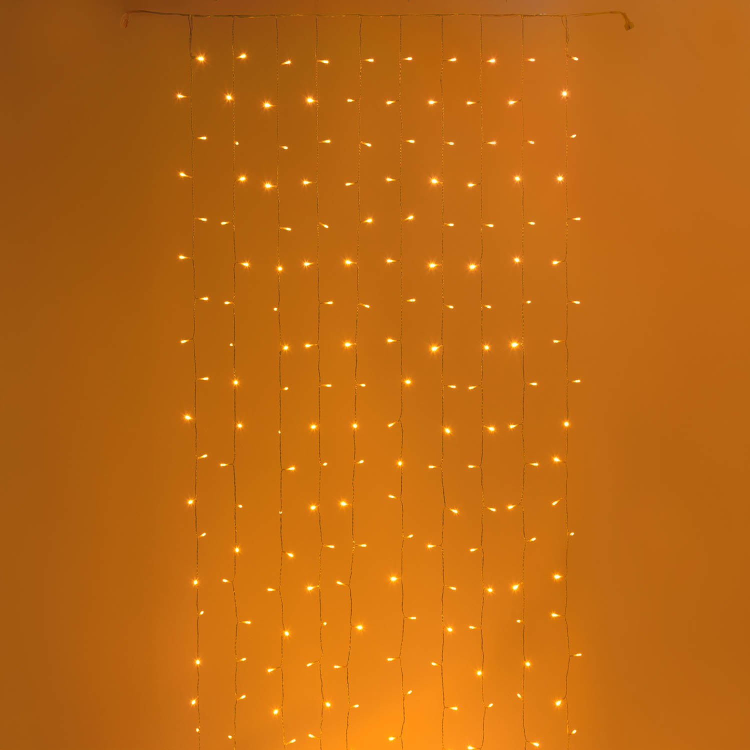 Lichtervorhang Connect+ 1 x H 3 m, 300 LEDs Warmweiß, transparentes Kabel, verlängerbar Lichtervorhang Connect+ 1 x H 3 m, 300 LEDs Warmweiß, transparentes Kabel, verlängerbar