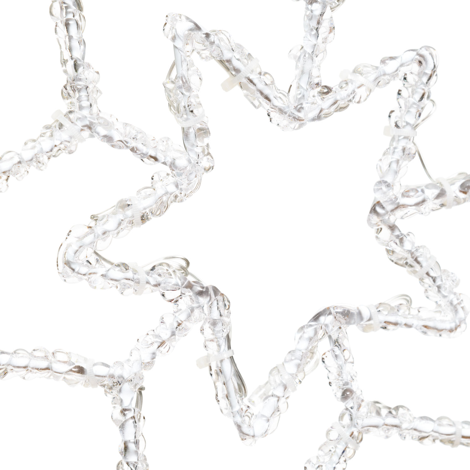 Étoile filante effet glaçé à piles 95 x h 37 cm, 90 led blanc froid 4 Étoile filante effet glaçé à piles 95 x h 37 cm, 90 led blanc froid 4